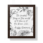 BTVS Buffy Summers Quote Framed Vertical Poster