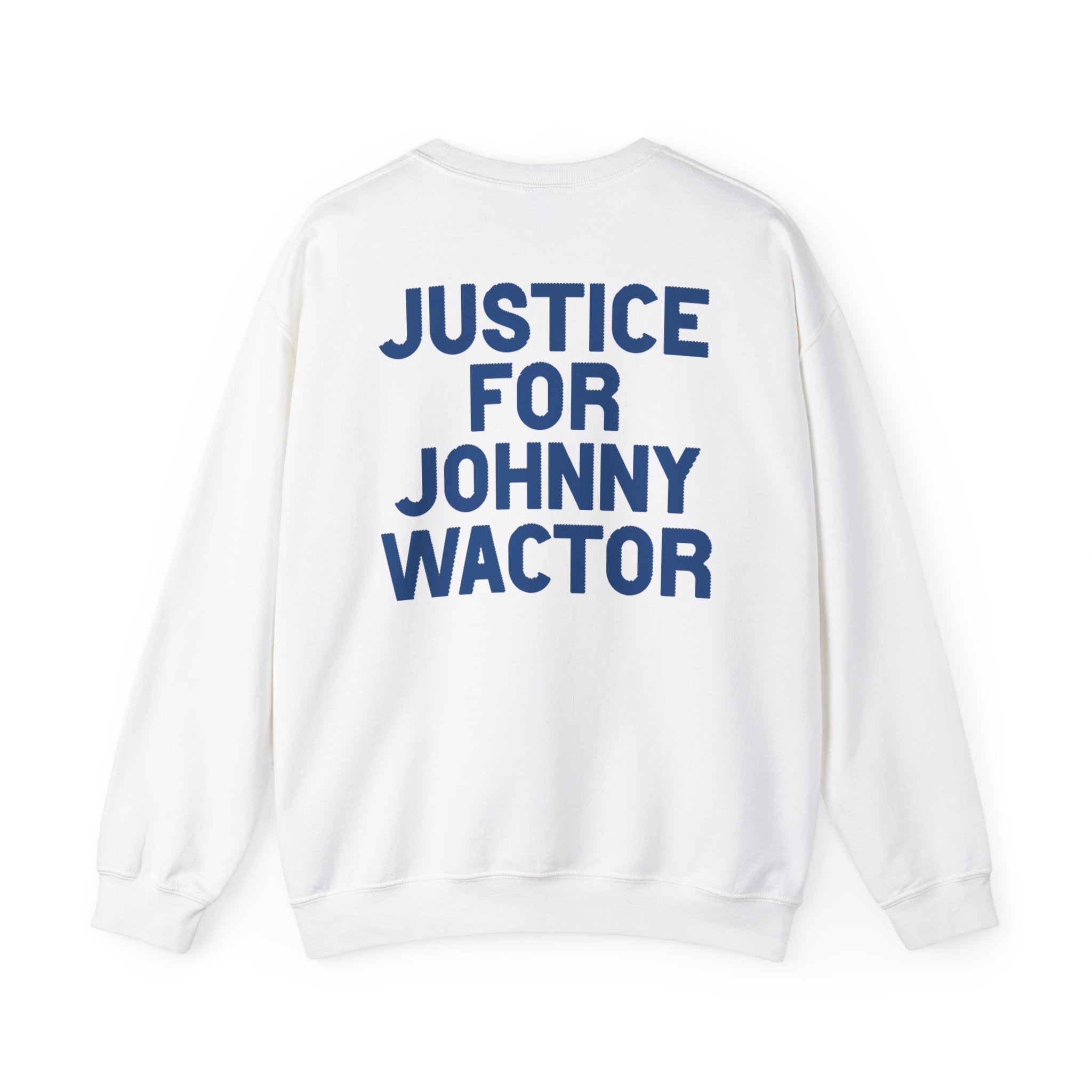 What Would Johnny Do Justice for Johnny Unisex Heavy Blend™ Crewneck Sweatshirt