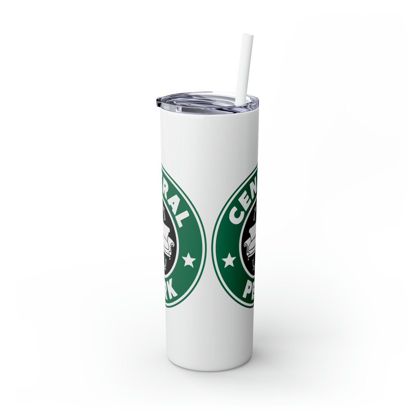 Friends Central Perk Skinny Tumbler with Straw, 20oz