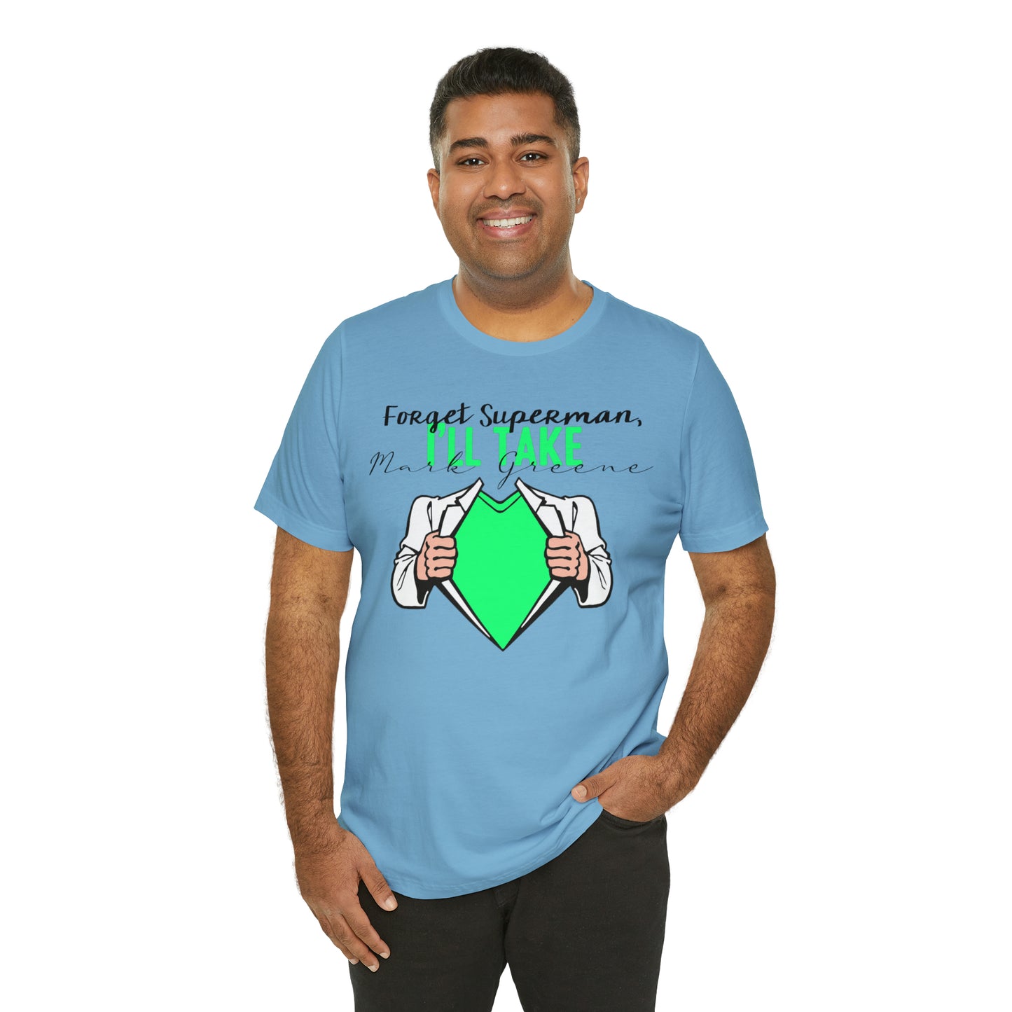 Forget Superman, I'll Take Mark Greene Unisex Jersey Short Sleeve Tee