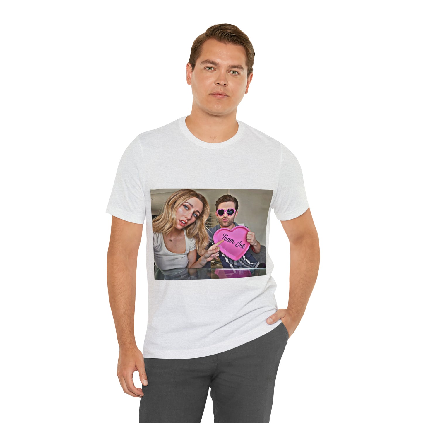 Team Jex Heart Unisex Jersey Short Sleeve Tee