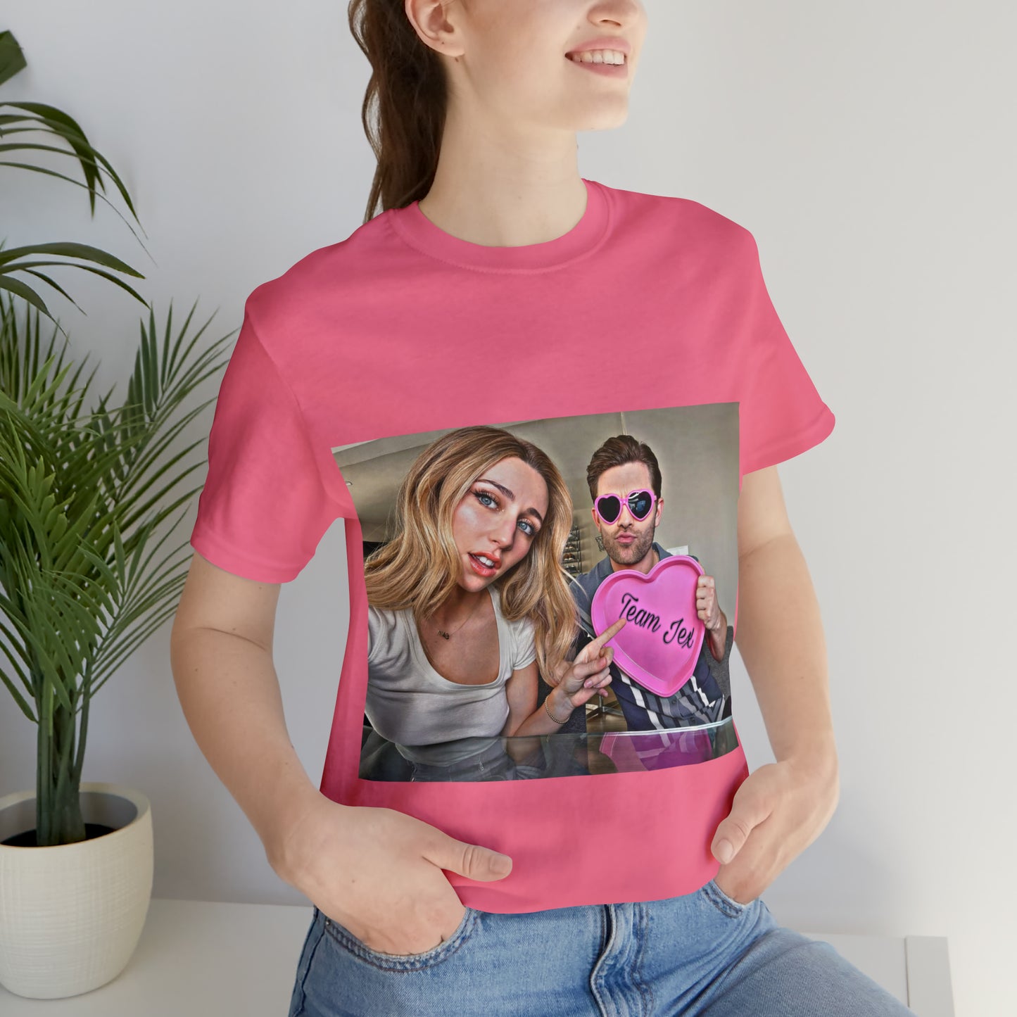 Team Jex Heart Unisex Jersey Short Sleeve Tee