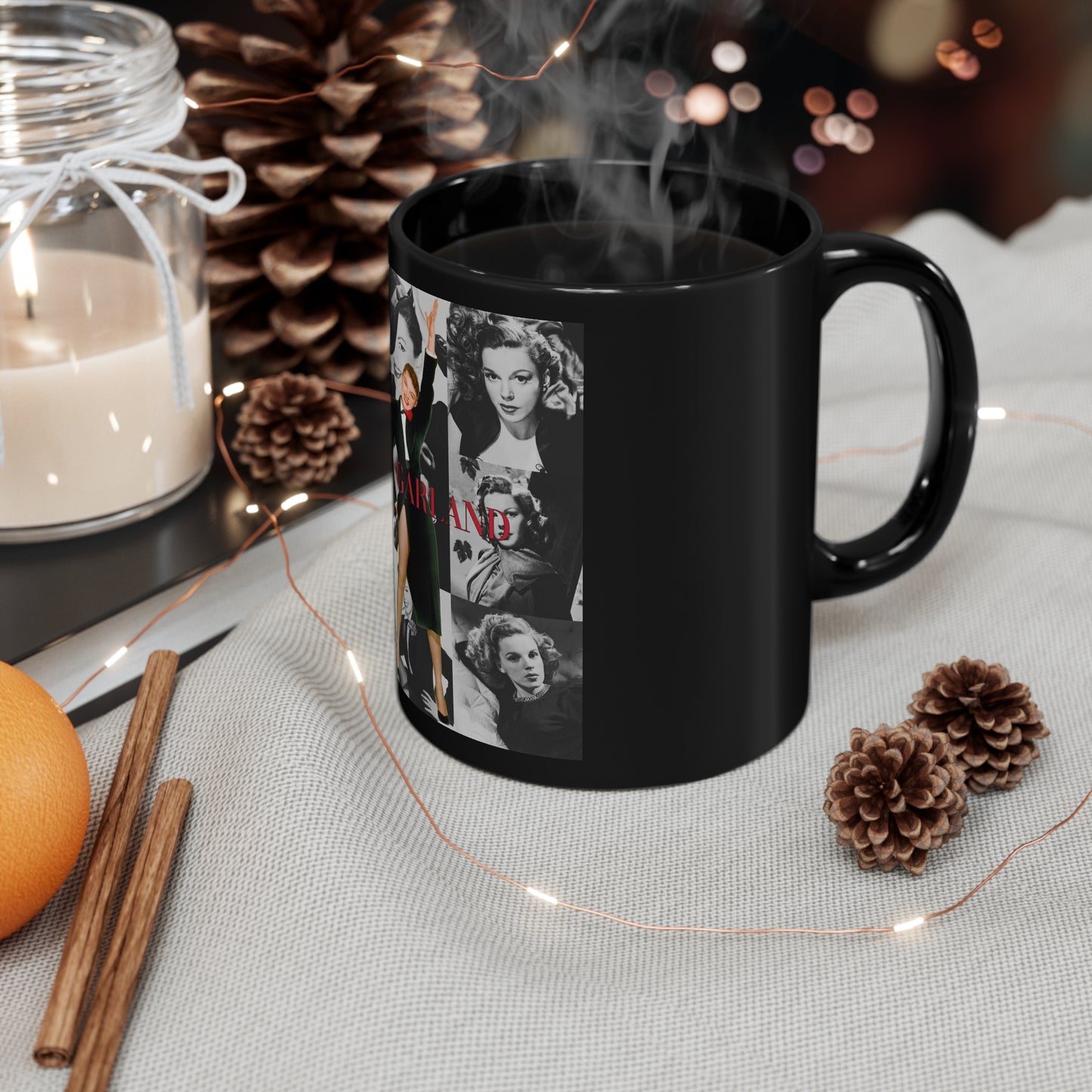 Judy Garland 11oz Black Mug