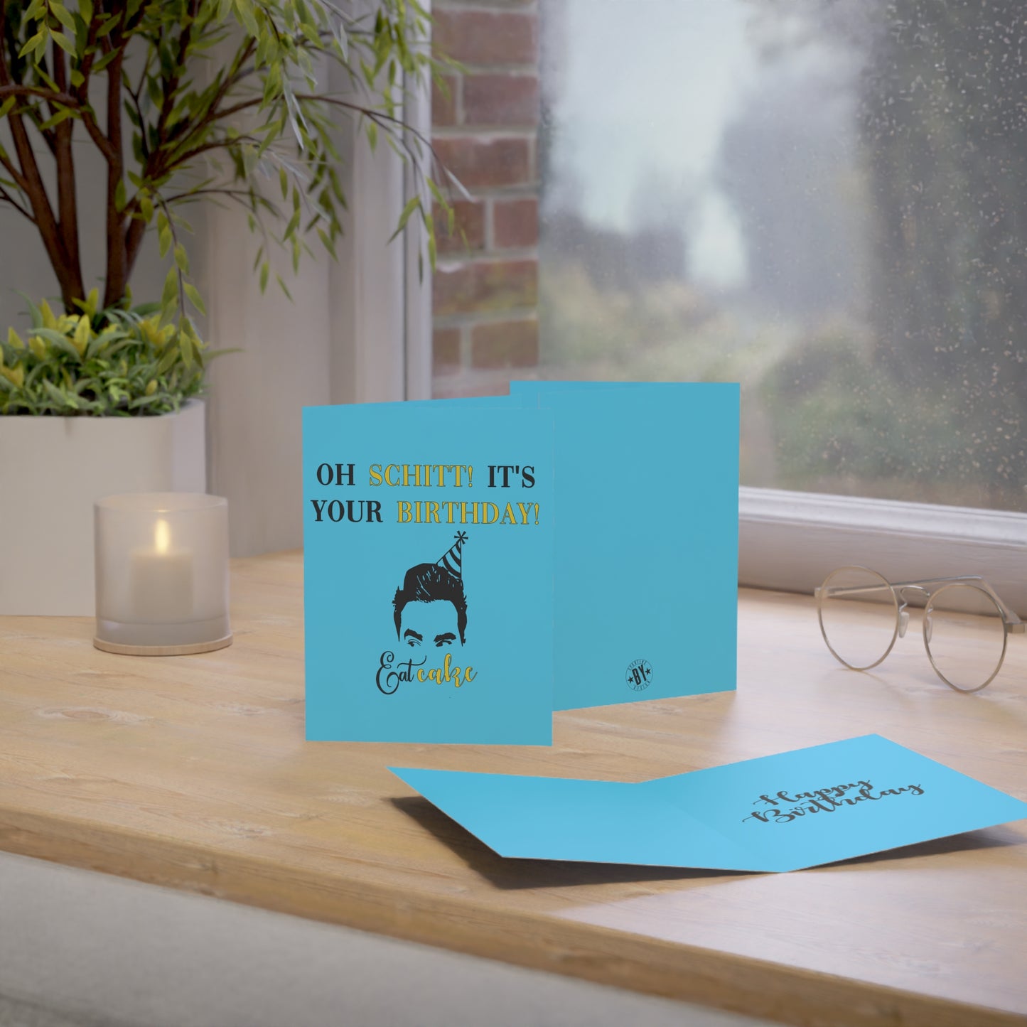 Schitt's Creek Happy Birthday Greeting Cards (1, 10, 30, and 50pcs)