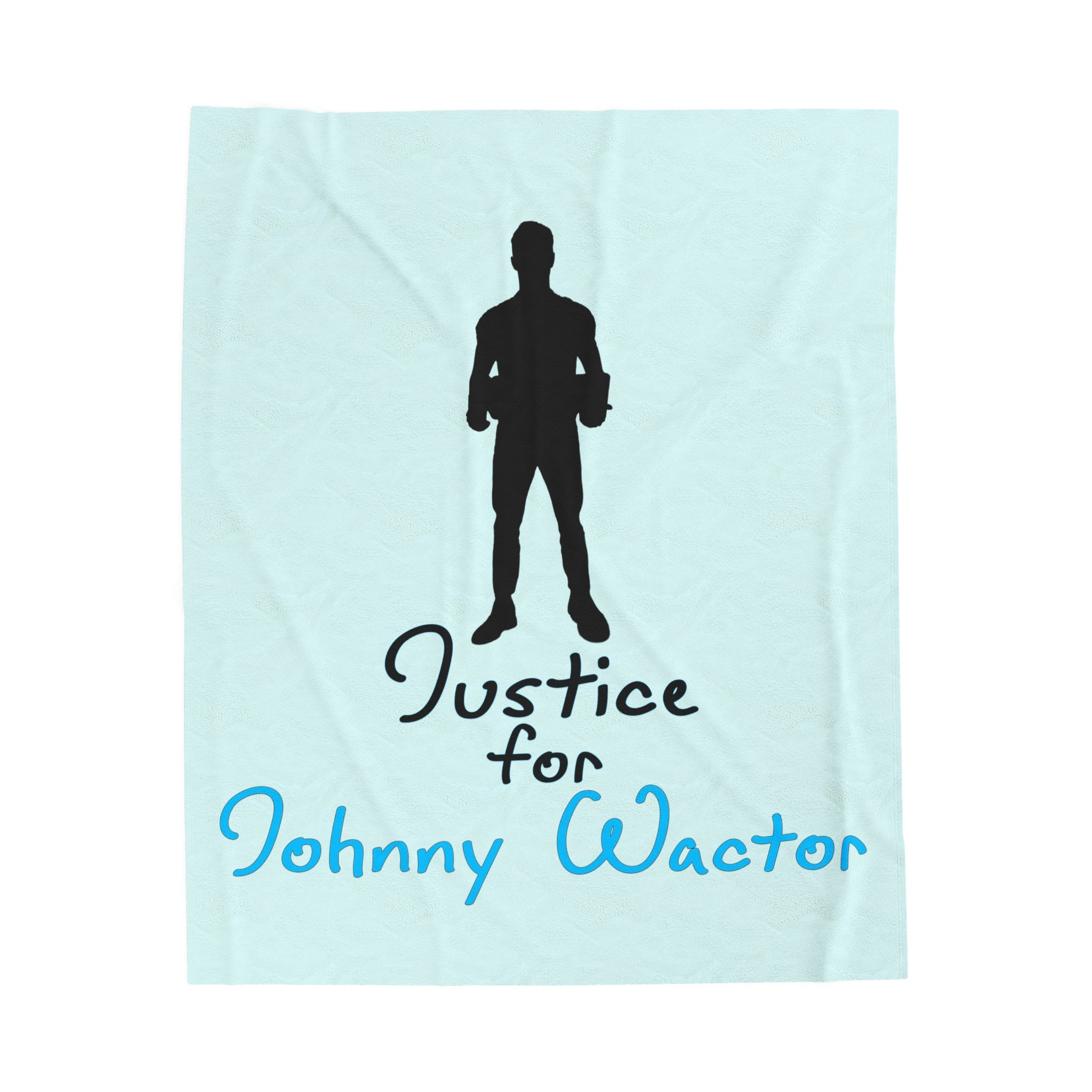 Justice for Johnny Velveteen Plush Blanket