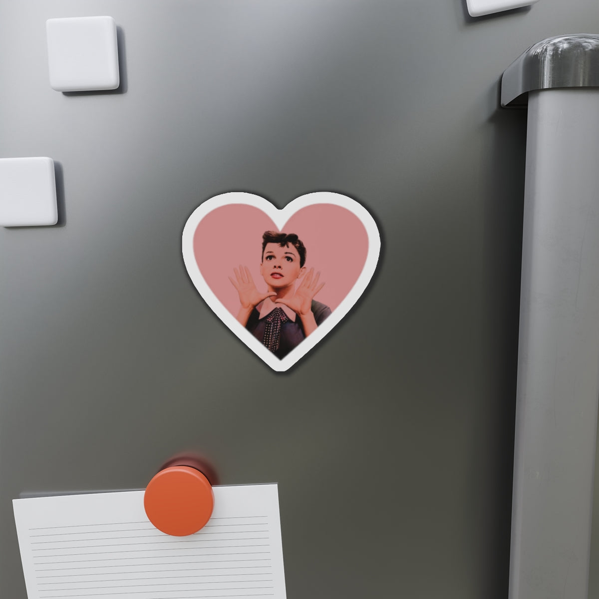 Judy Garland Heart Shaped Die-Cut Magnets
