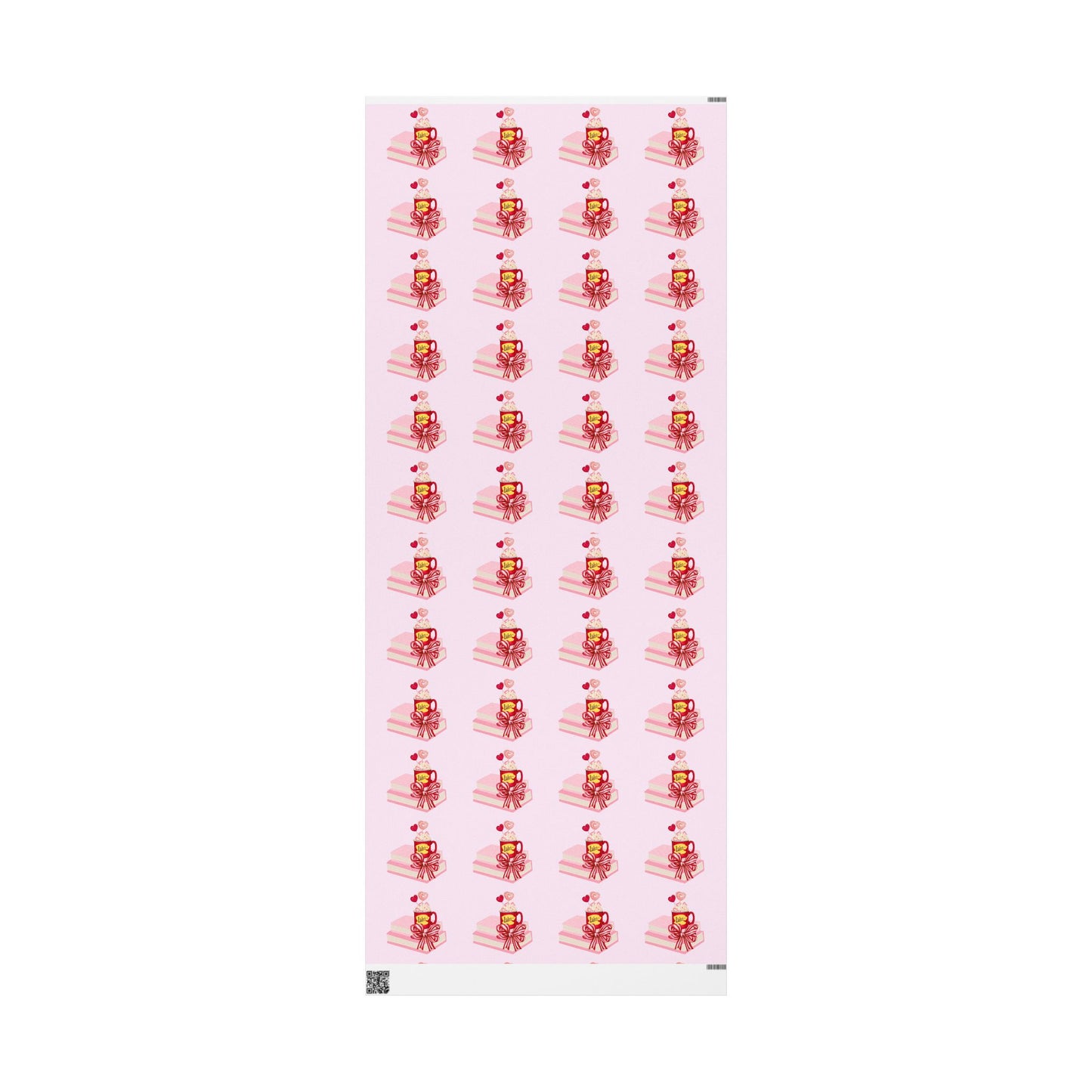 Gilmore Girls Luke's Pink and Red Wrapping Paper