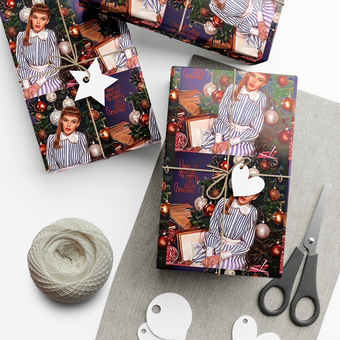 Judy Garland Have Yourself a Merry Little Christmas Gift Wrap Papers