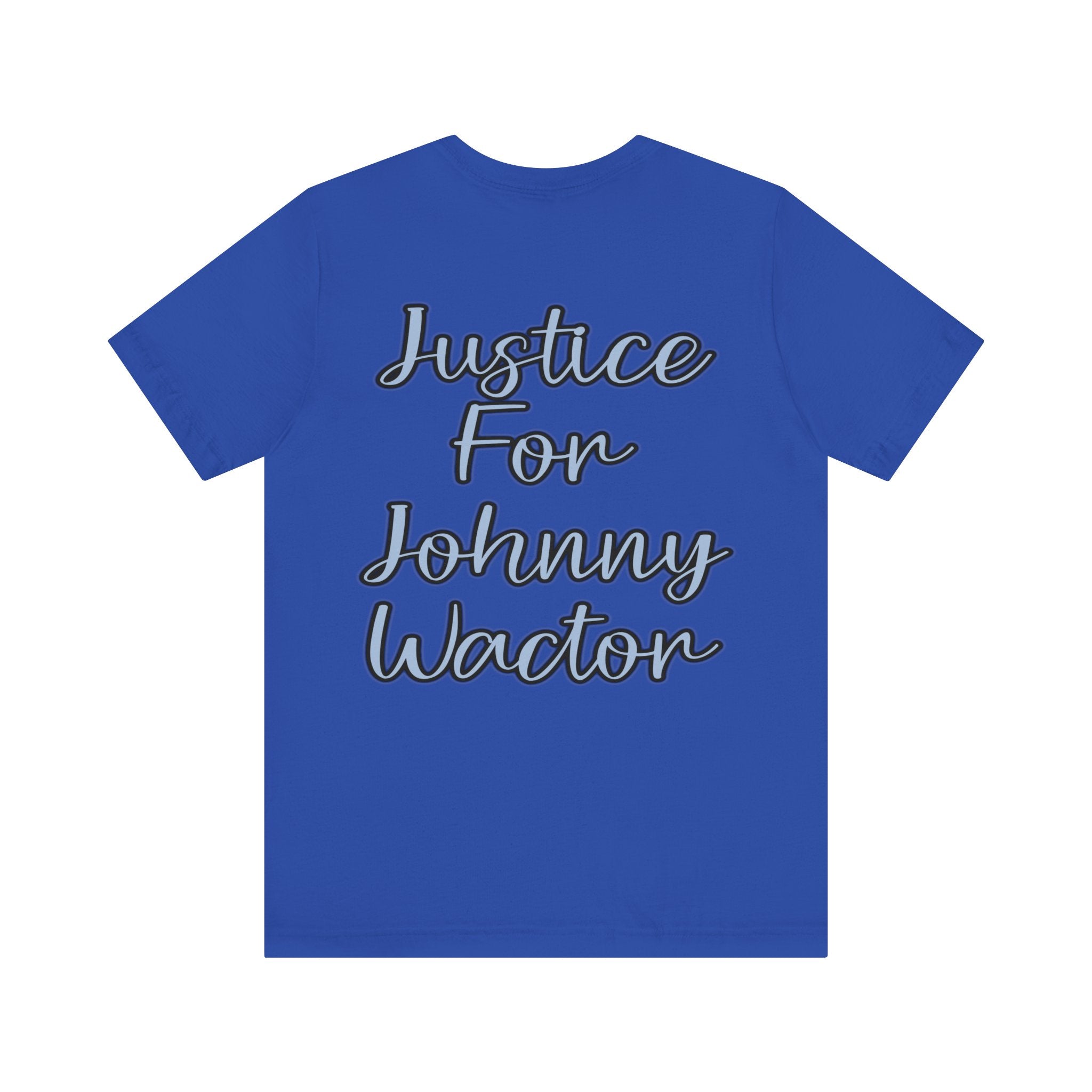 Justice for Johnny Wactor Unisex Jersey Short Sleeve Tee