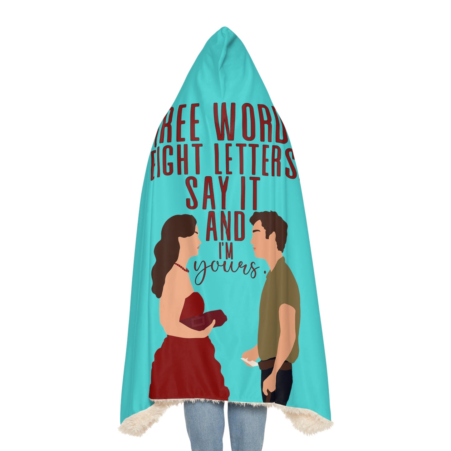 Three Words Eight Letters Chuck and Blair Snuggle Blanket