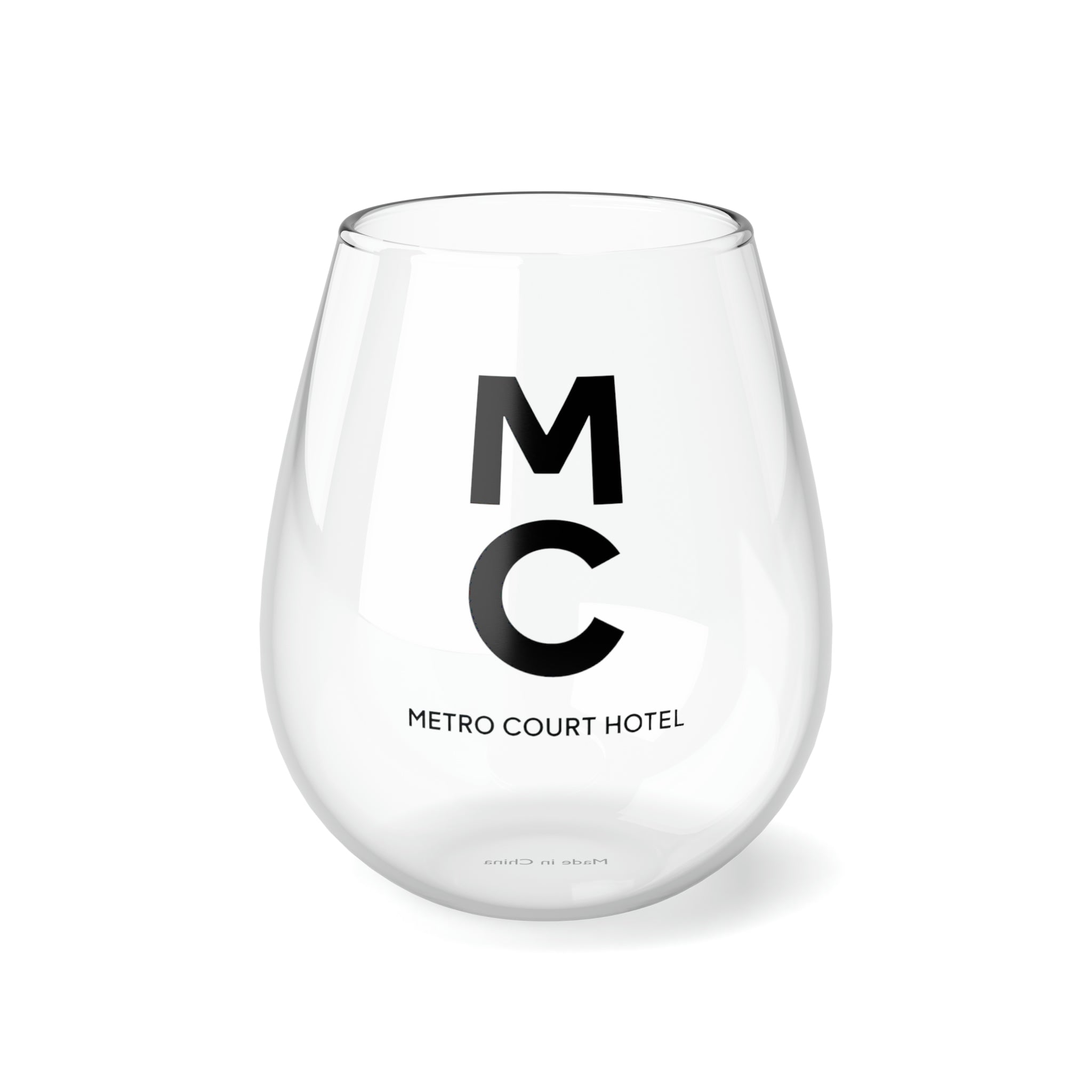General Hospital Metro Court Stemless Wine Glass, 11.75oz