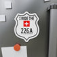 I Rode the 226A Die-Cut Magnet