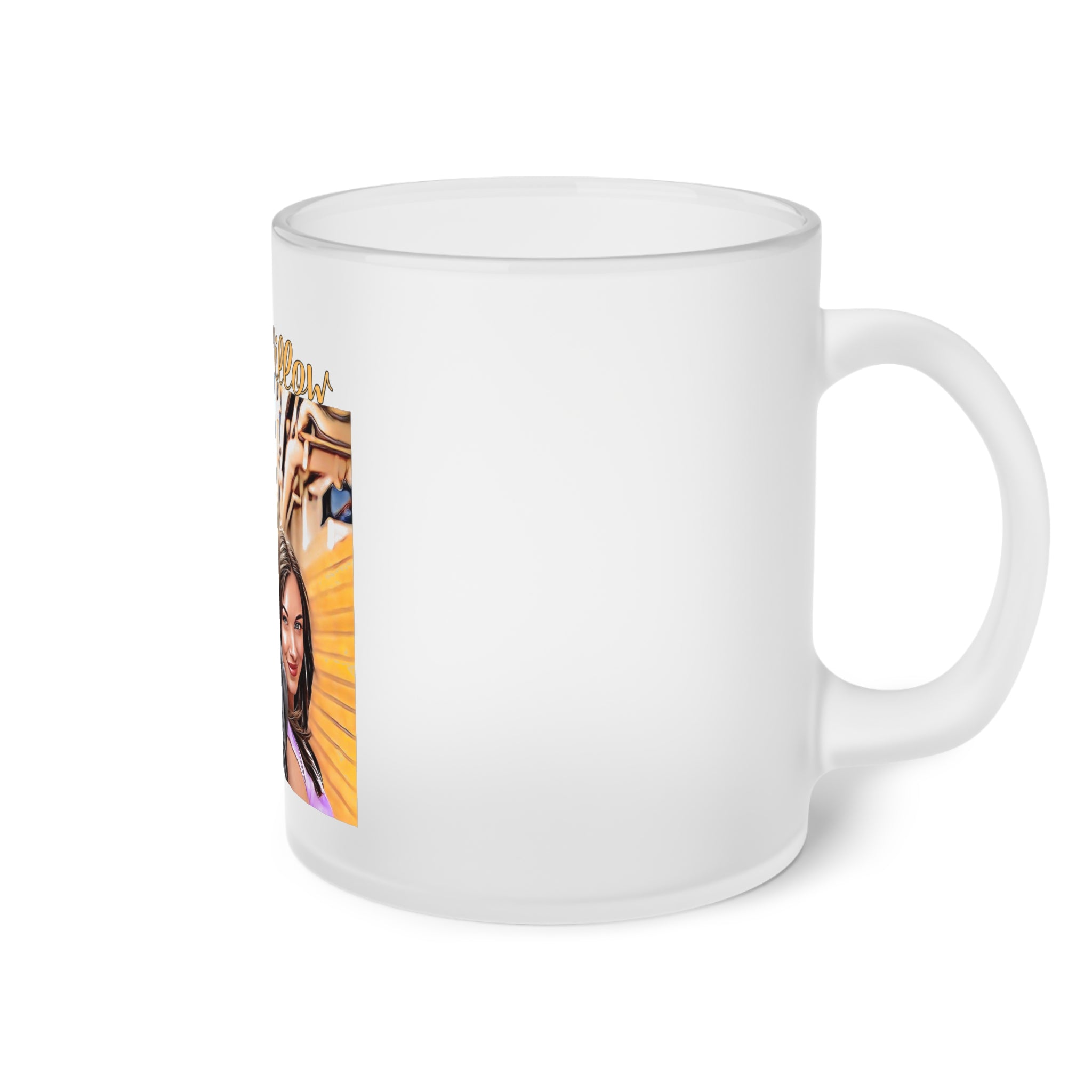 Team Millow Frosted Glass Mug