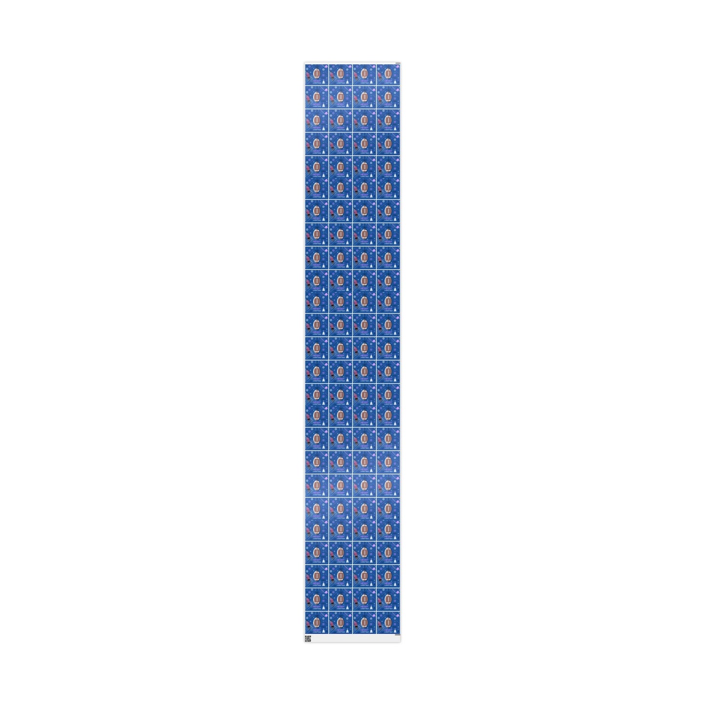 Matthew Christmas Football-Themed Wrapping Paper