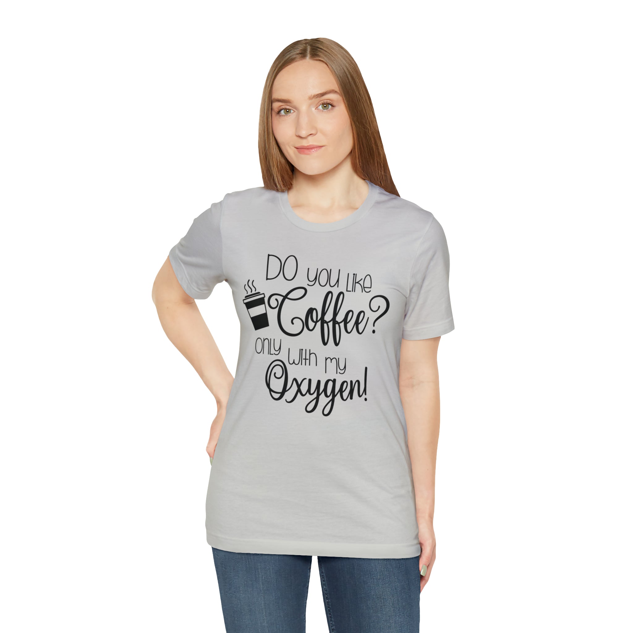 Gilmore Girls Only With My Oxygen Unisex Jersey Short Sleeve Tee