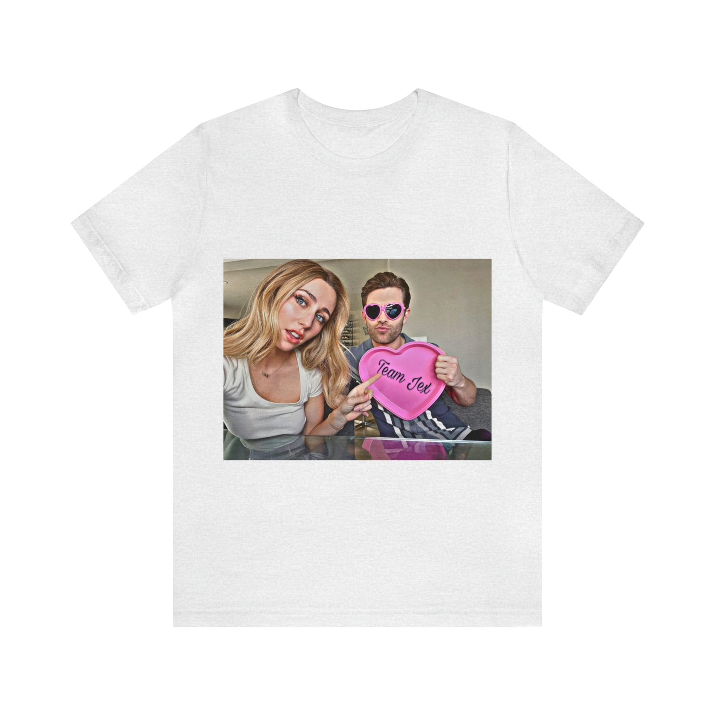 Team Jex Heart Unisex Jersey Short Sleeve Tee