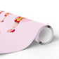 Gilmore Girls Luke's Pink and Red Wrapping Paper