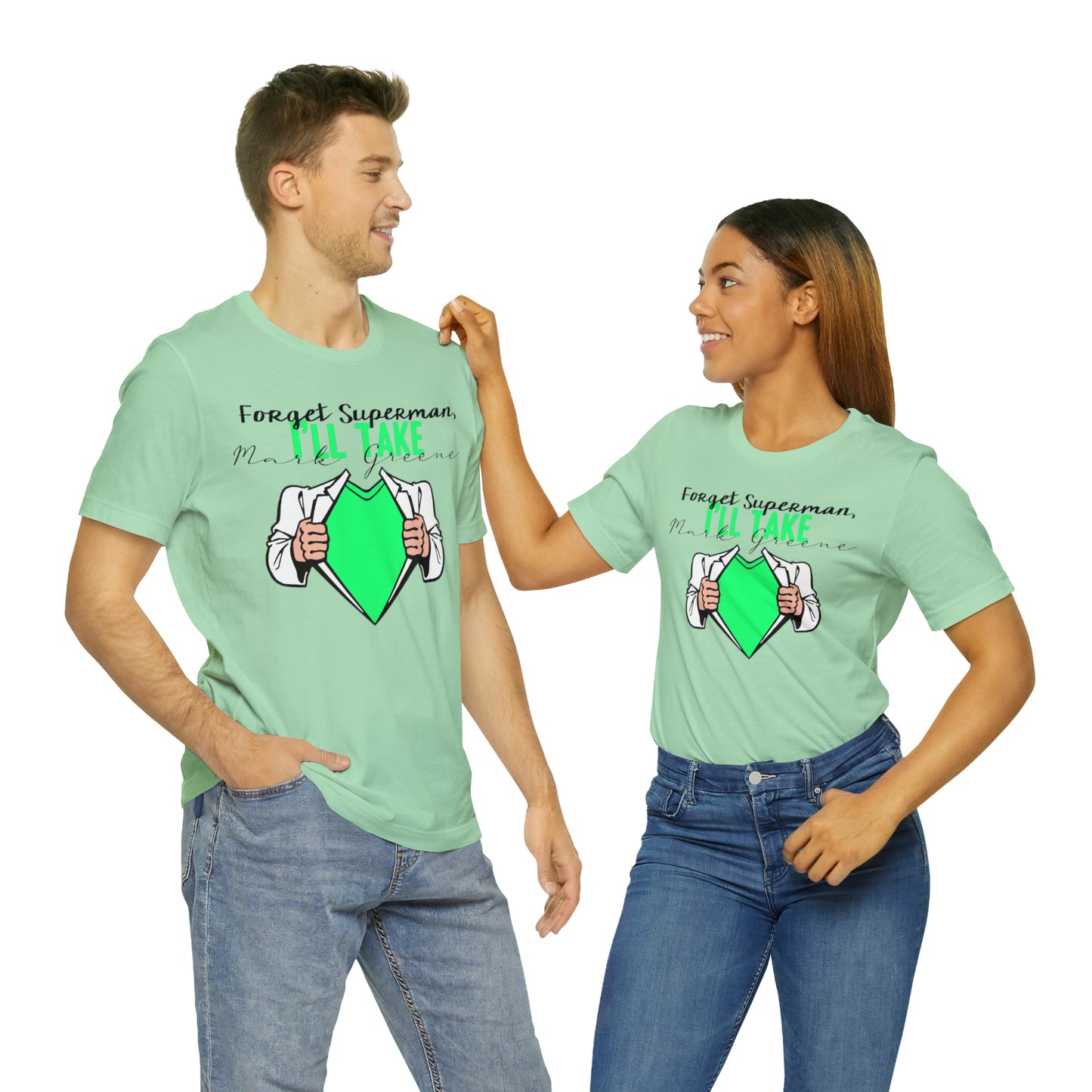 Forget Superman, I'll Take Mark Greene Unisex Jersey Short Sleeve Tee