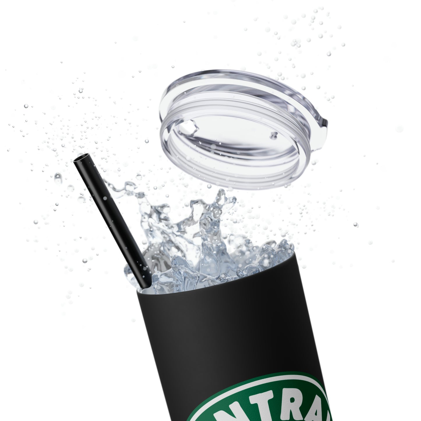 Friends Central Perk Skinny Tumbler with Straw, 20oz