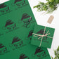 Schitt's Creek Green Ew, Merry Christmas Wrapping Paper Green