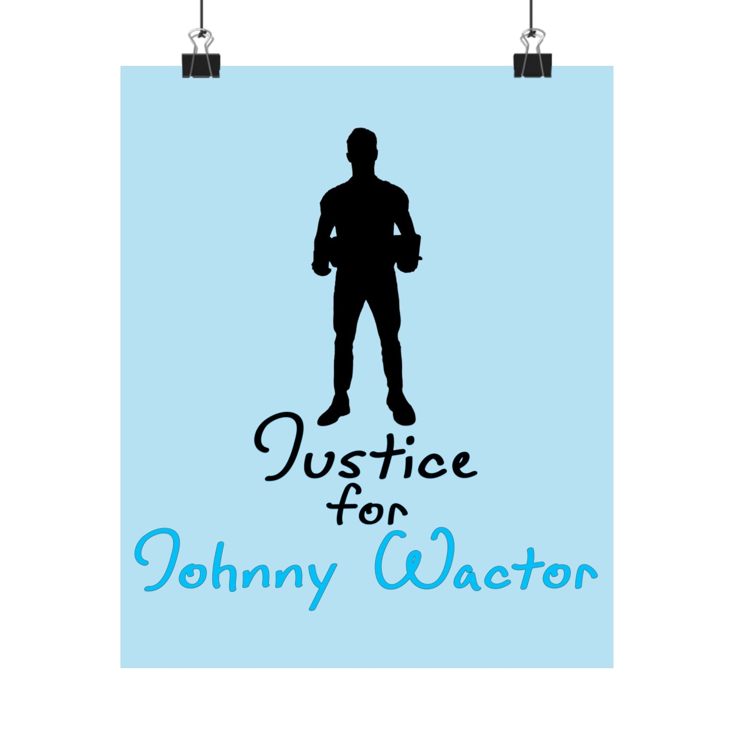 Justice for Johnny Matte Vertical Posters