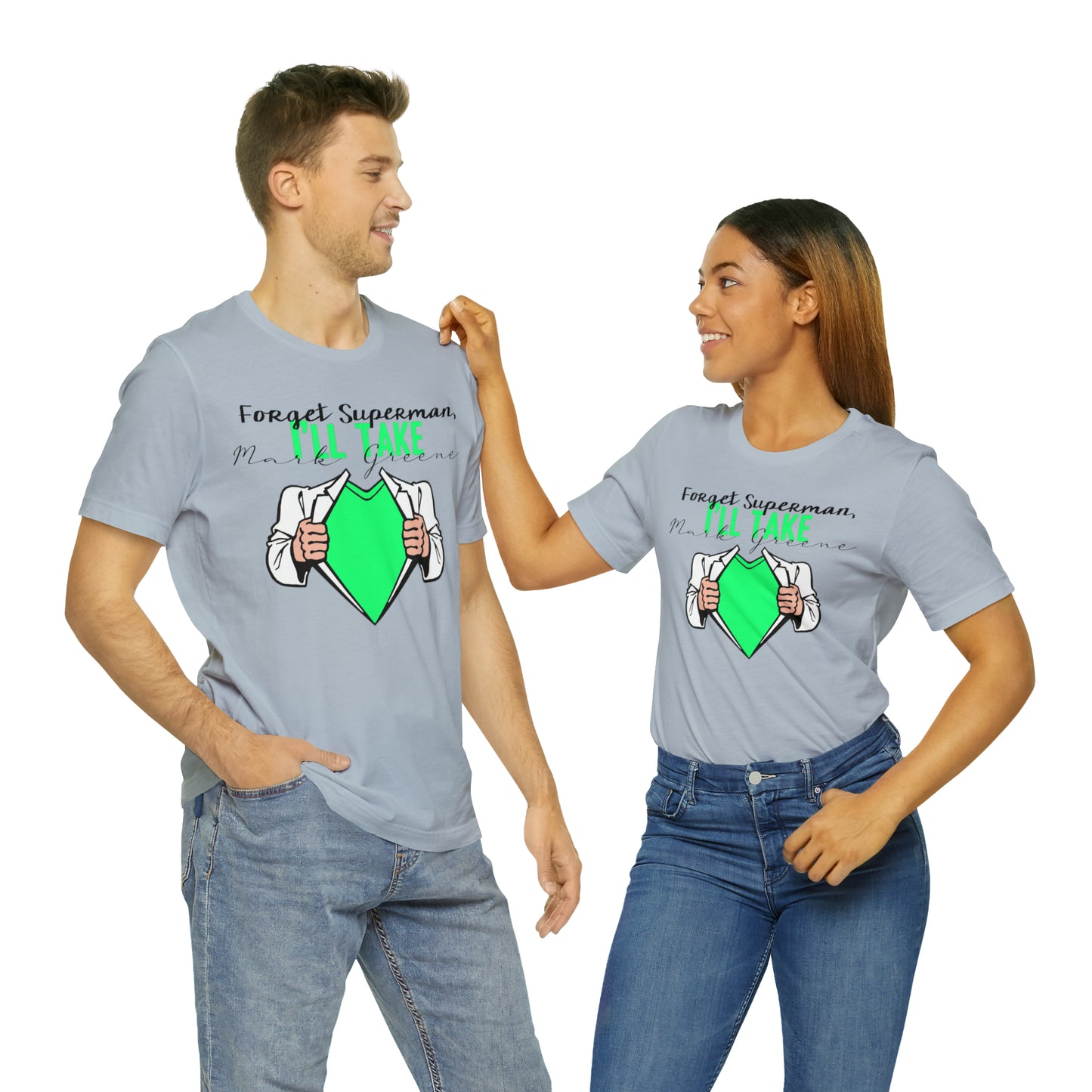 Forget Superman, I'll Take Mark Greene Unisex Jersey Short Sleeve Tee