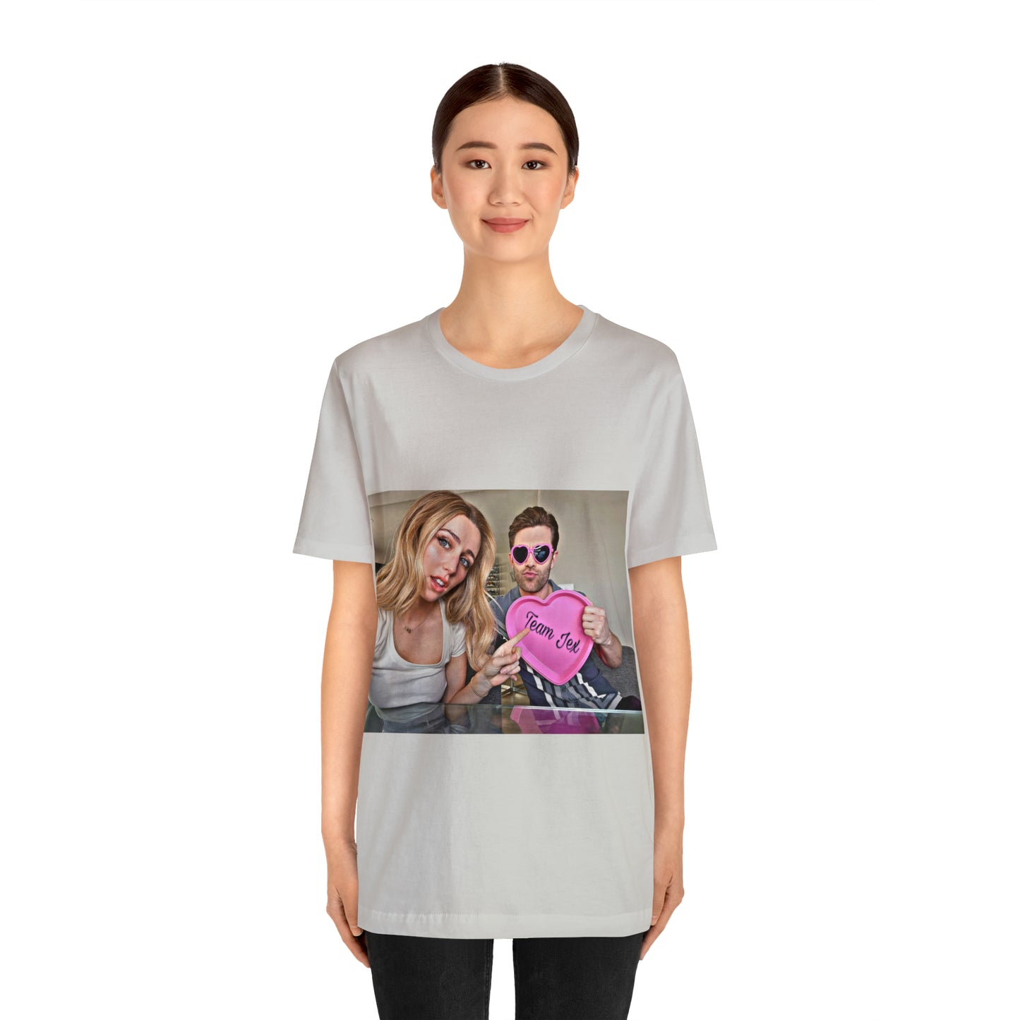 Team Jex Heart Unisex Jersey Short Sleeve Tee