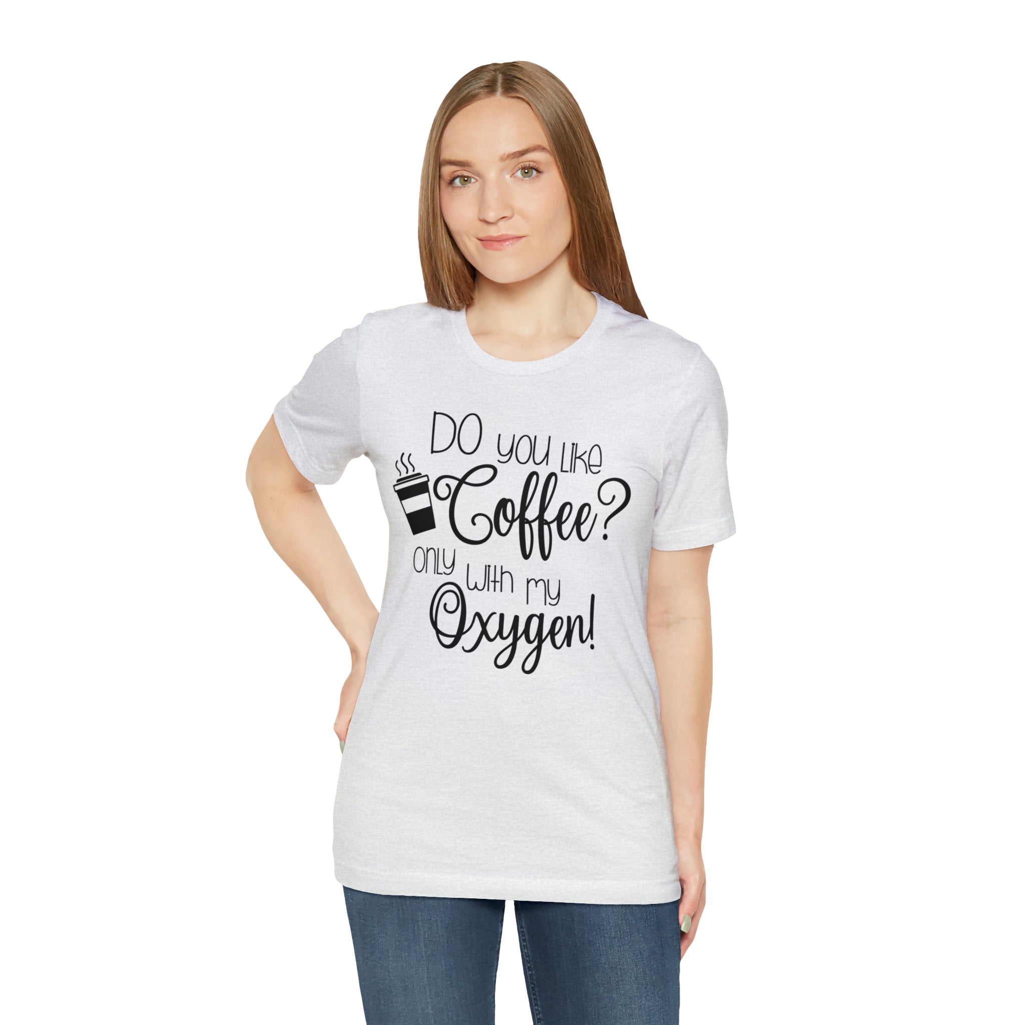 Gilmore Girls Only With My Oxygen Unisex Jersey Short Sleeve Tee