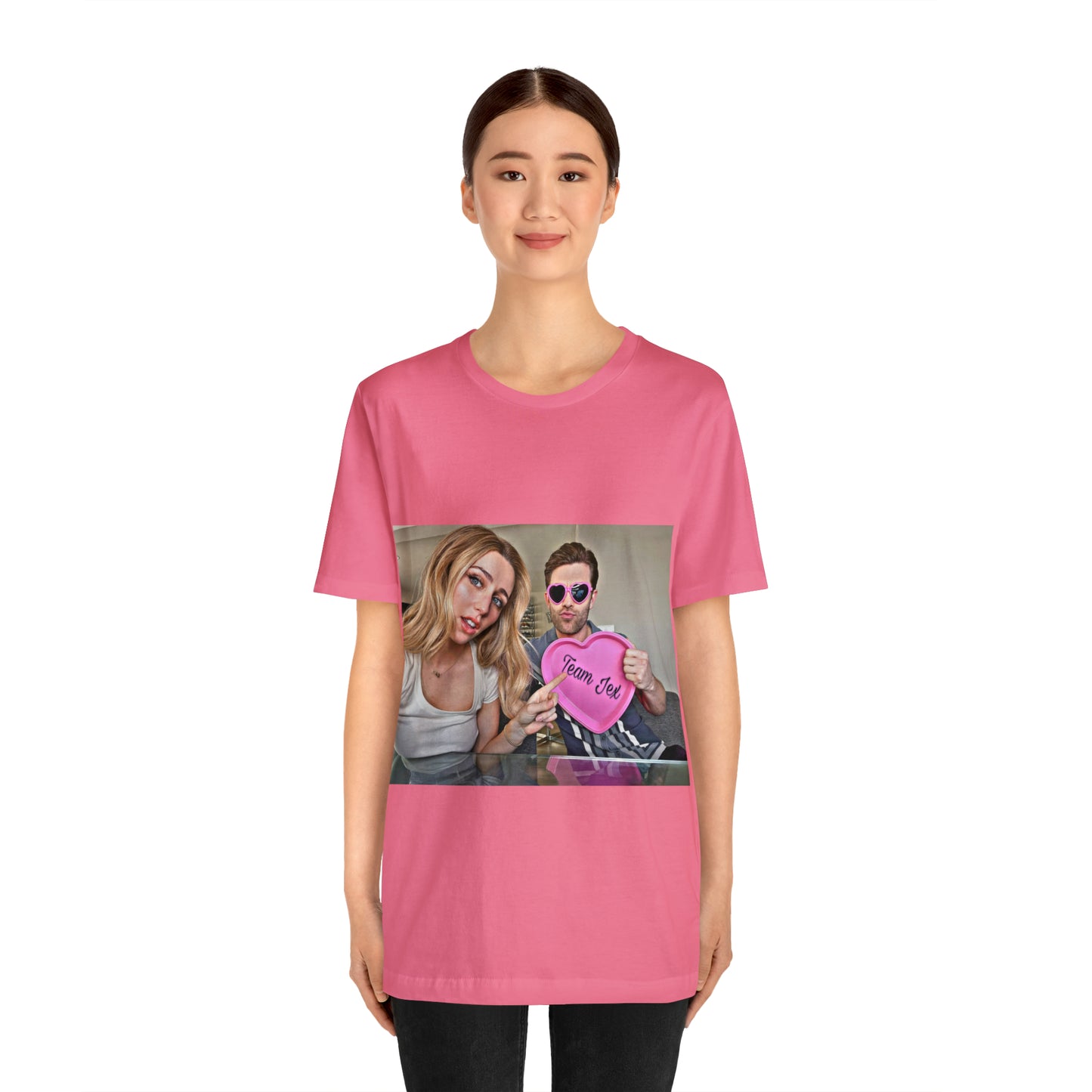 Team Jex Heart Unisex Jersey Short Sleeve Tee
