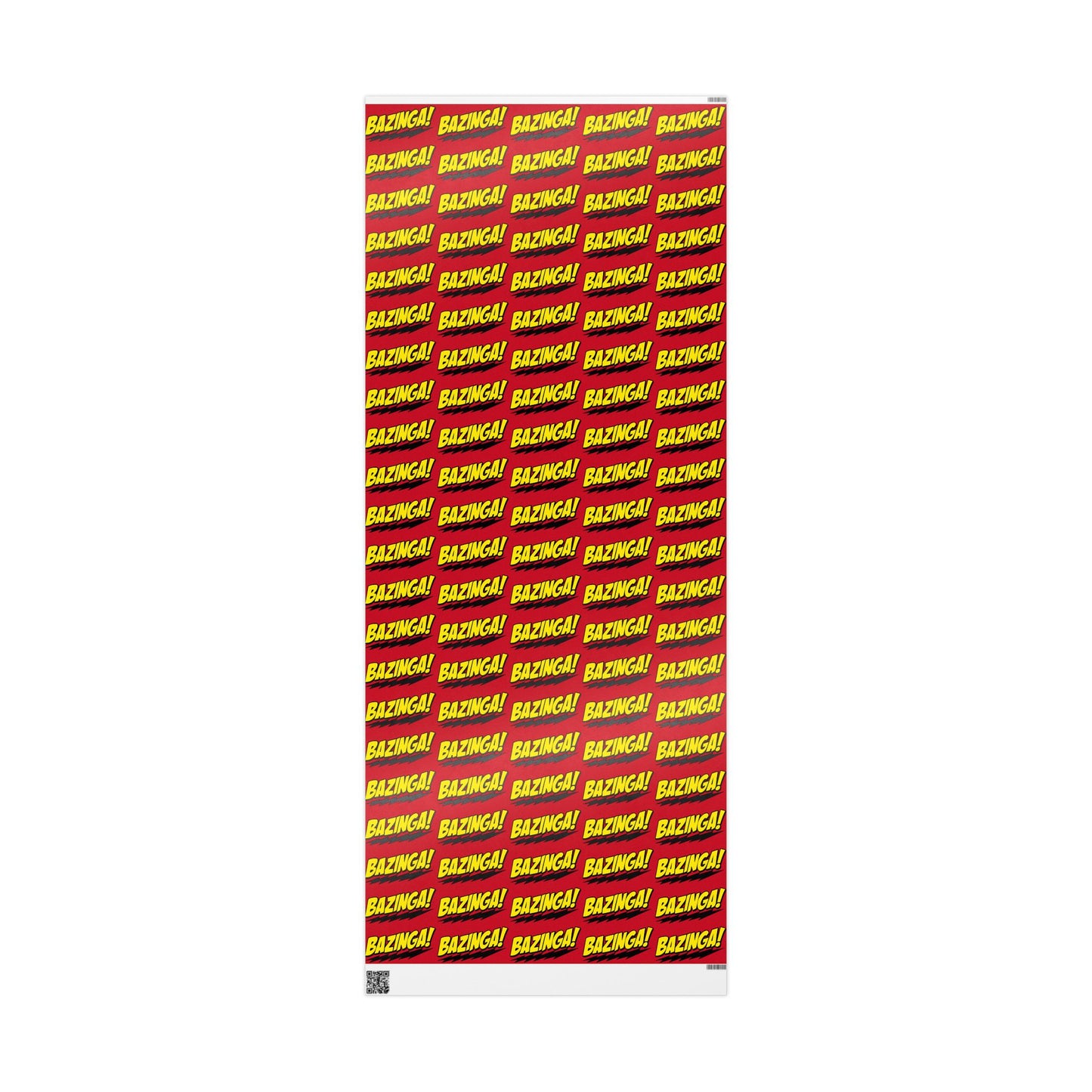 Big Bang Theory "BAZINGA!" Wrapping Paper