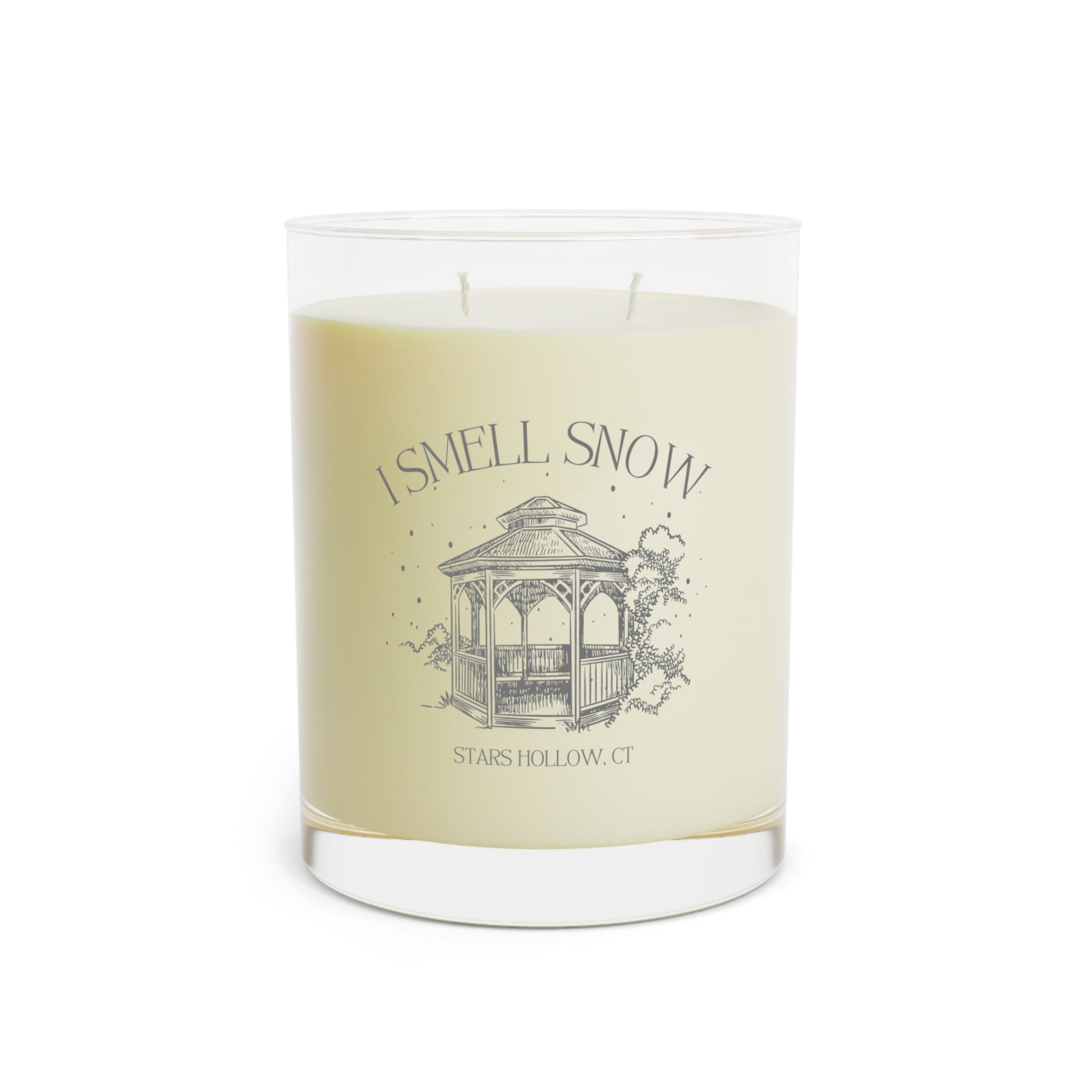 I Smell Snow Scented Candle - Full Glass, 11oz