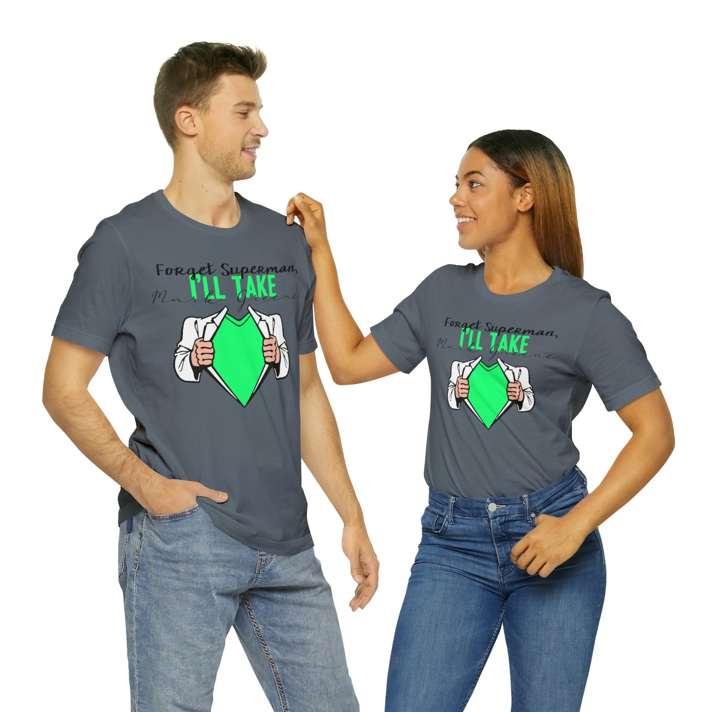 Forget Superman, I'll Take Mark Greene Unisex Jersey Short Sleeve Tee