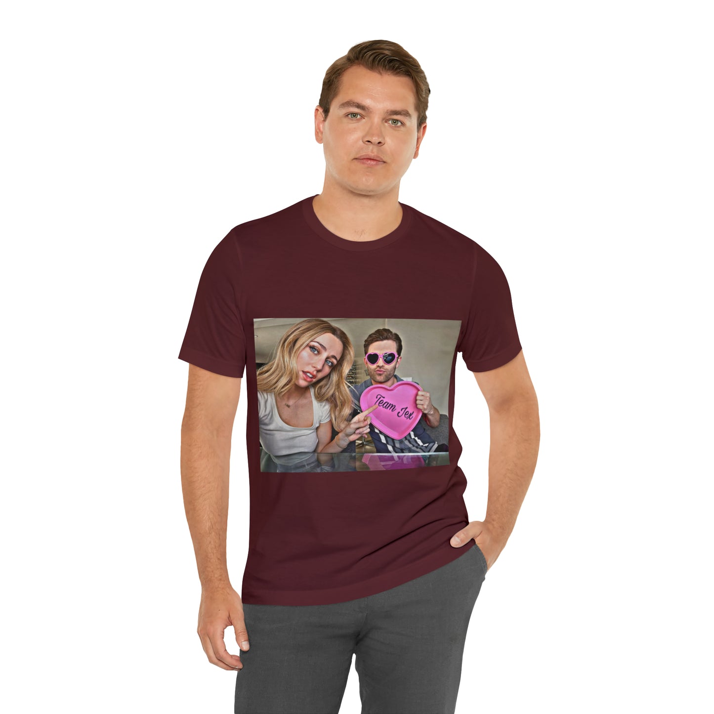 Team Jex Heart Unisex Jersey Short Sleeve Tee