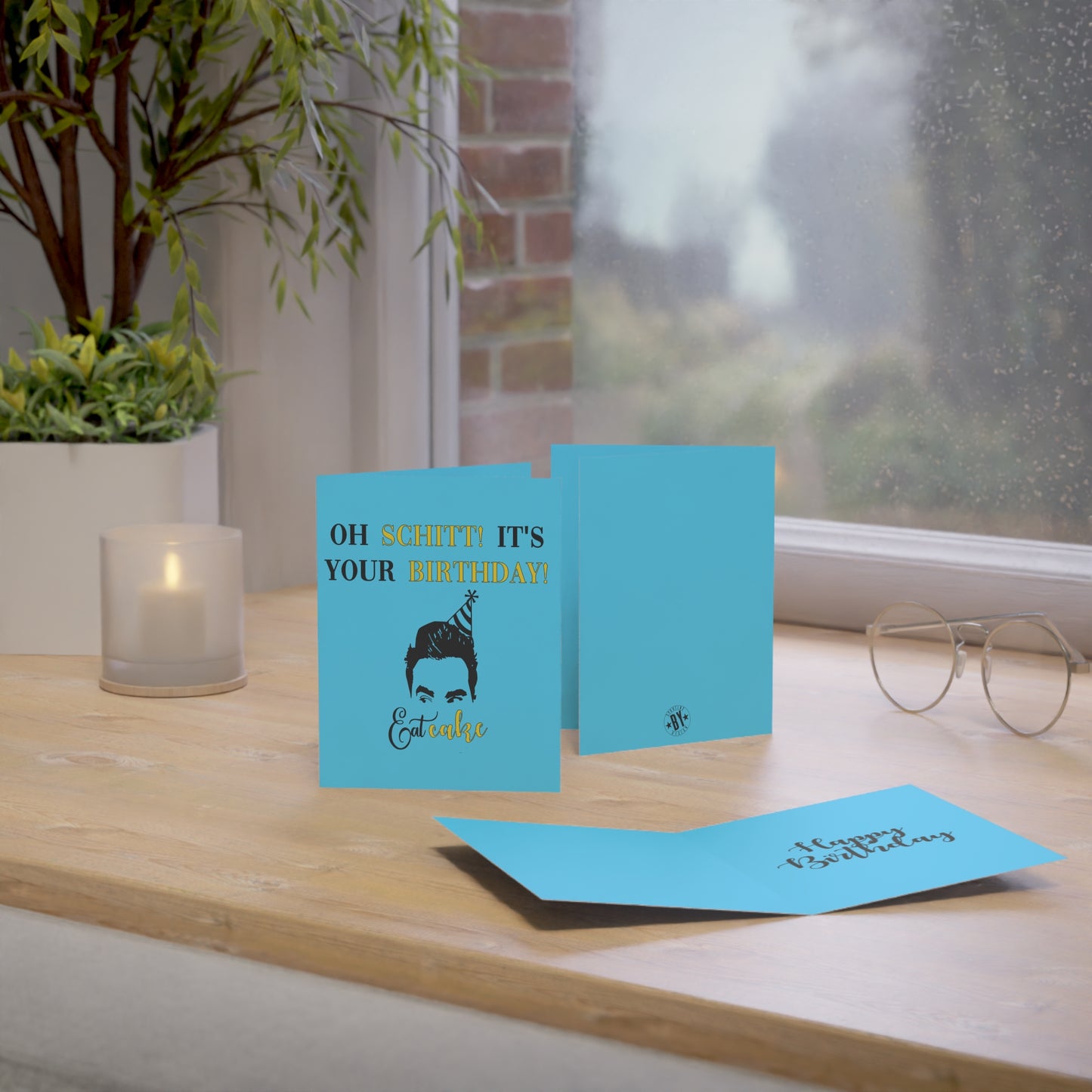 Schitt's Creek Happy Birthday Greeting Cards (1, 10, 30, and 50pcs)