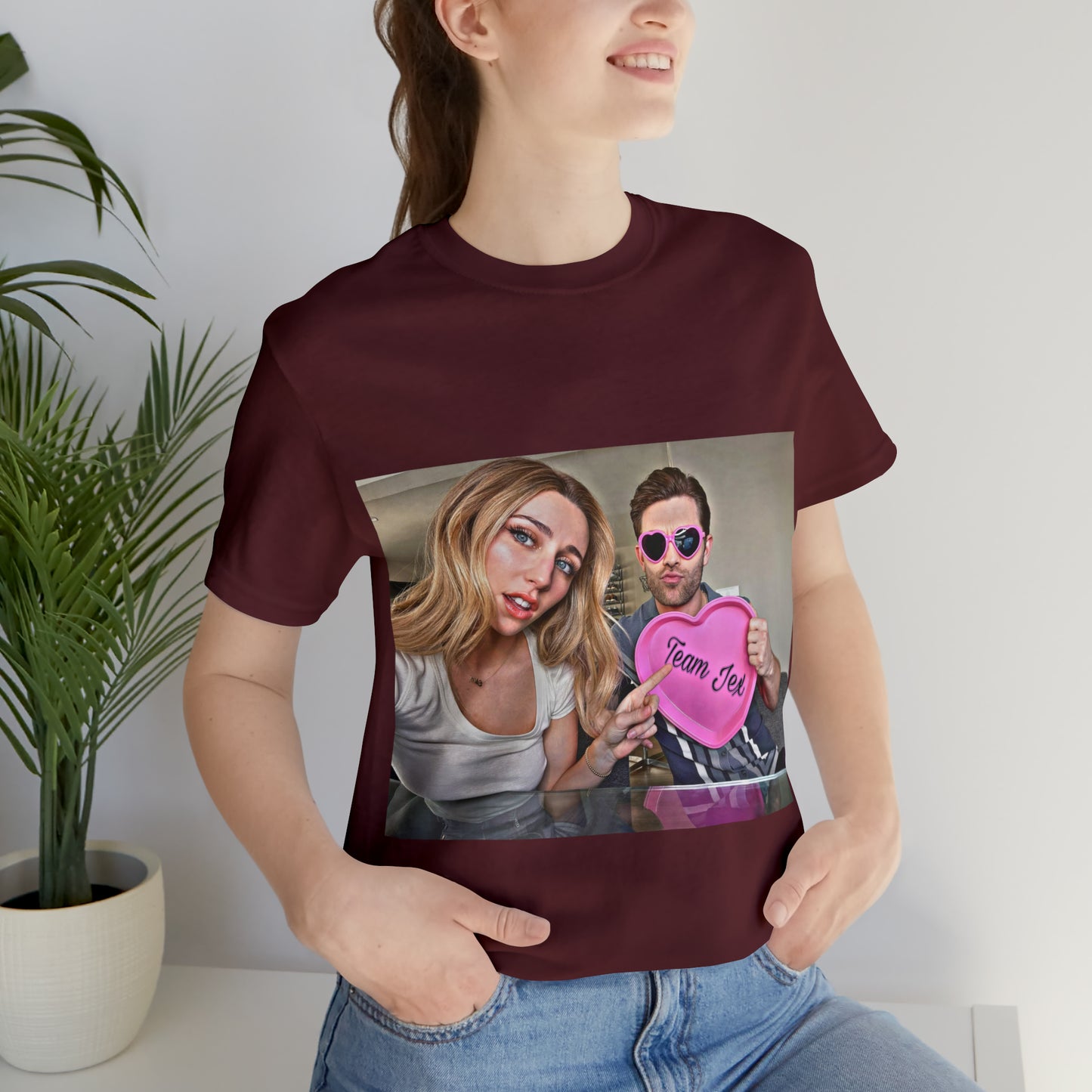 Team Jex Heart Unisex Jersey Short Sleeve Tee