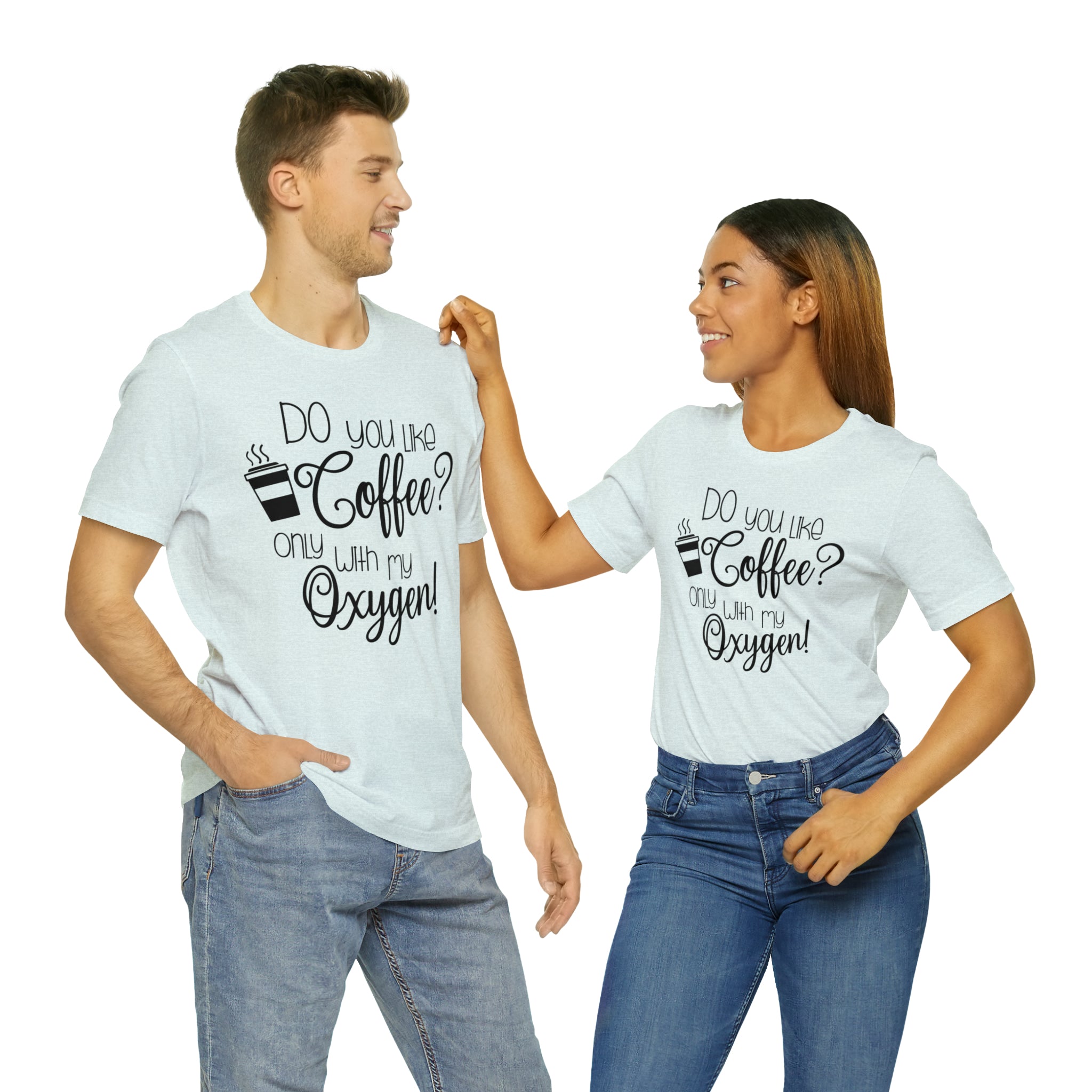 Gilmore Girls Only With My Oxygen Unisex Jersey Short Sleeve Tee