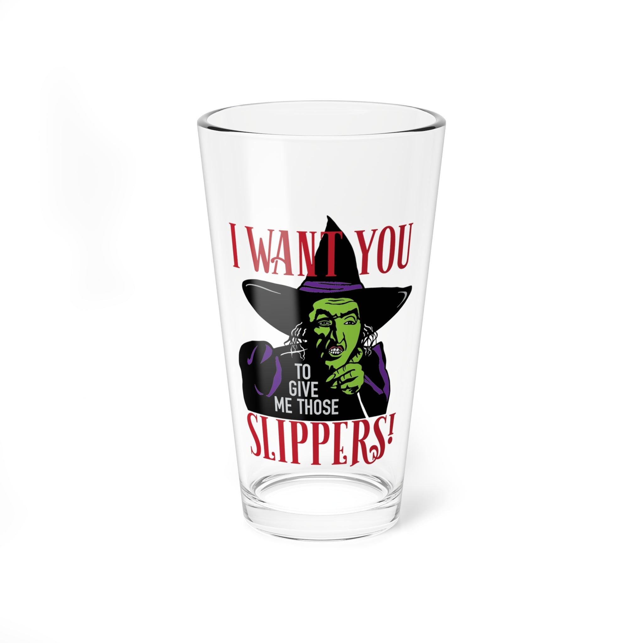 Wizard of Oz I Want You to Give Me Those Slippers Mixing Glass