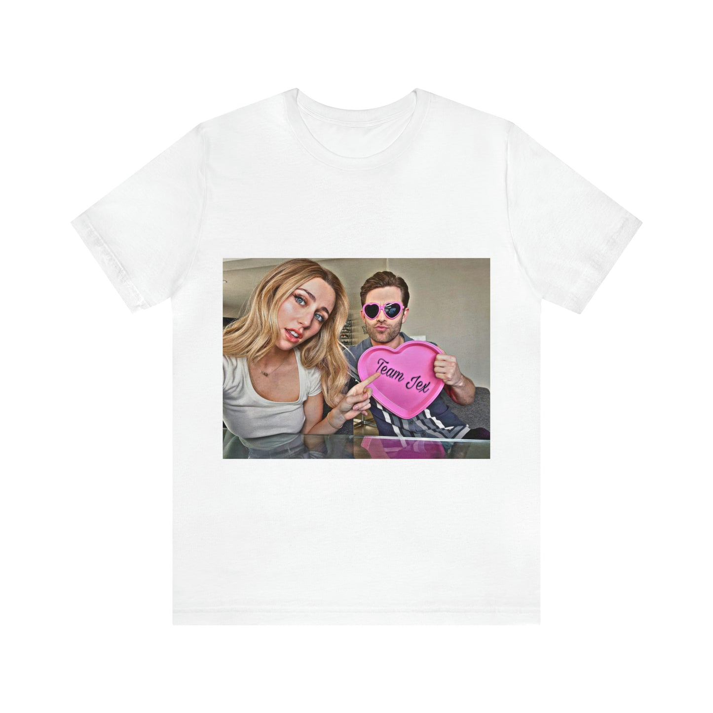 Team Jex Heart Unisex Jersey Short Sleeve Tee