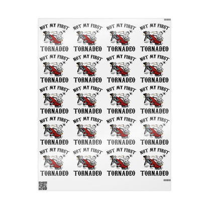 Not My First Twister Twisters Wrapping Paper