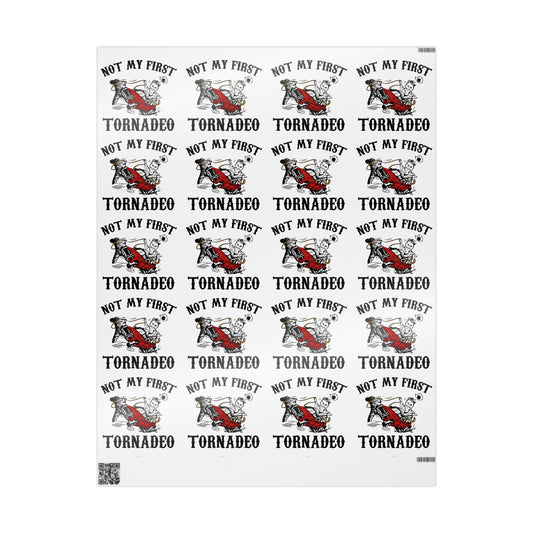 Not My First Twister Twisters Wrapping Paper