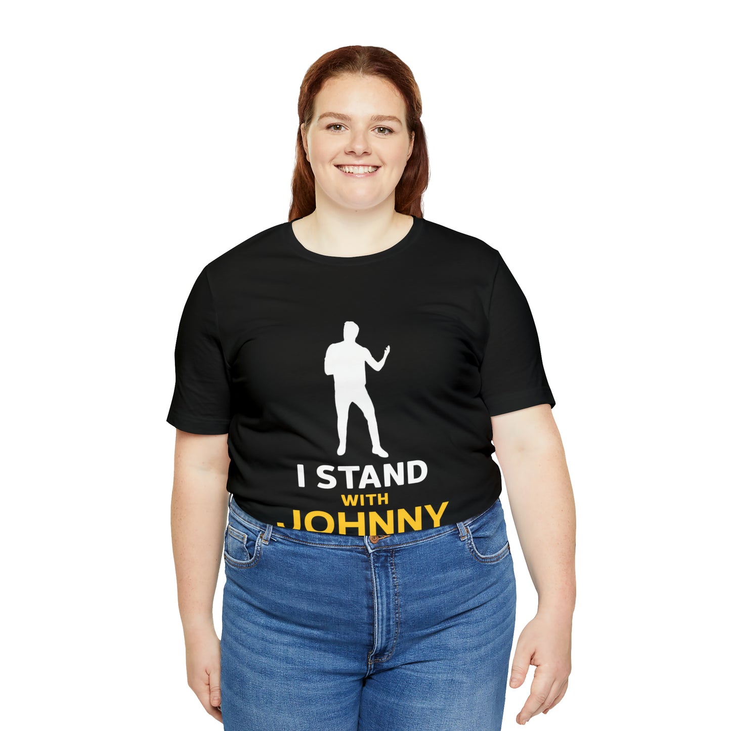 I Stand With Johnny Unisex Jersey Short Sleeve Tee