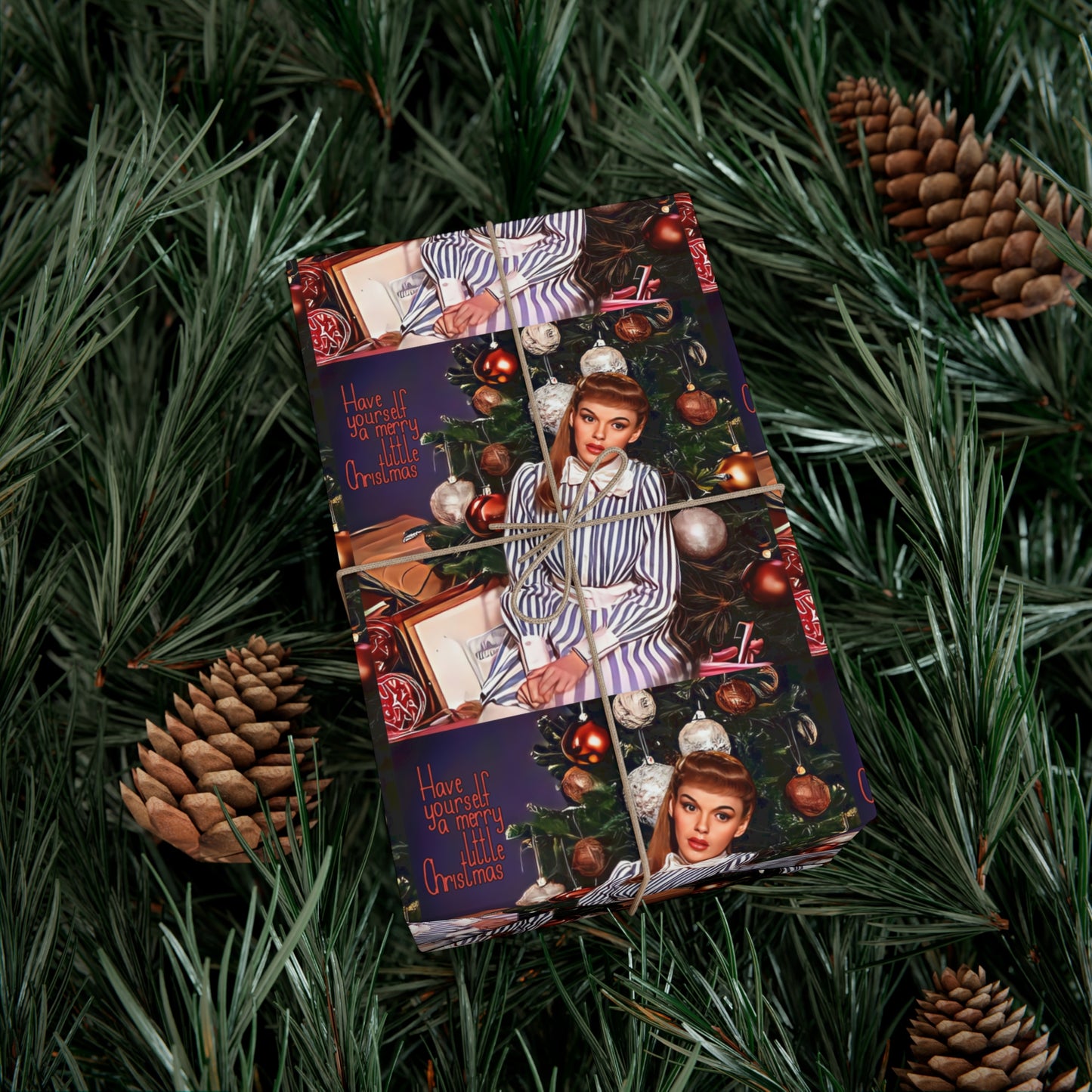 Judy Garland Have Yourself a Merry Little Christmas Gift Wrap Papers