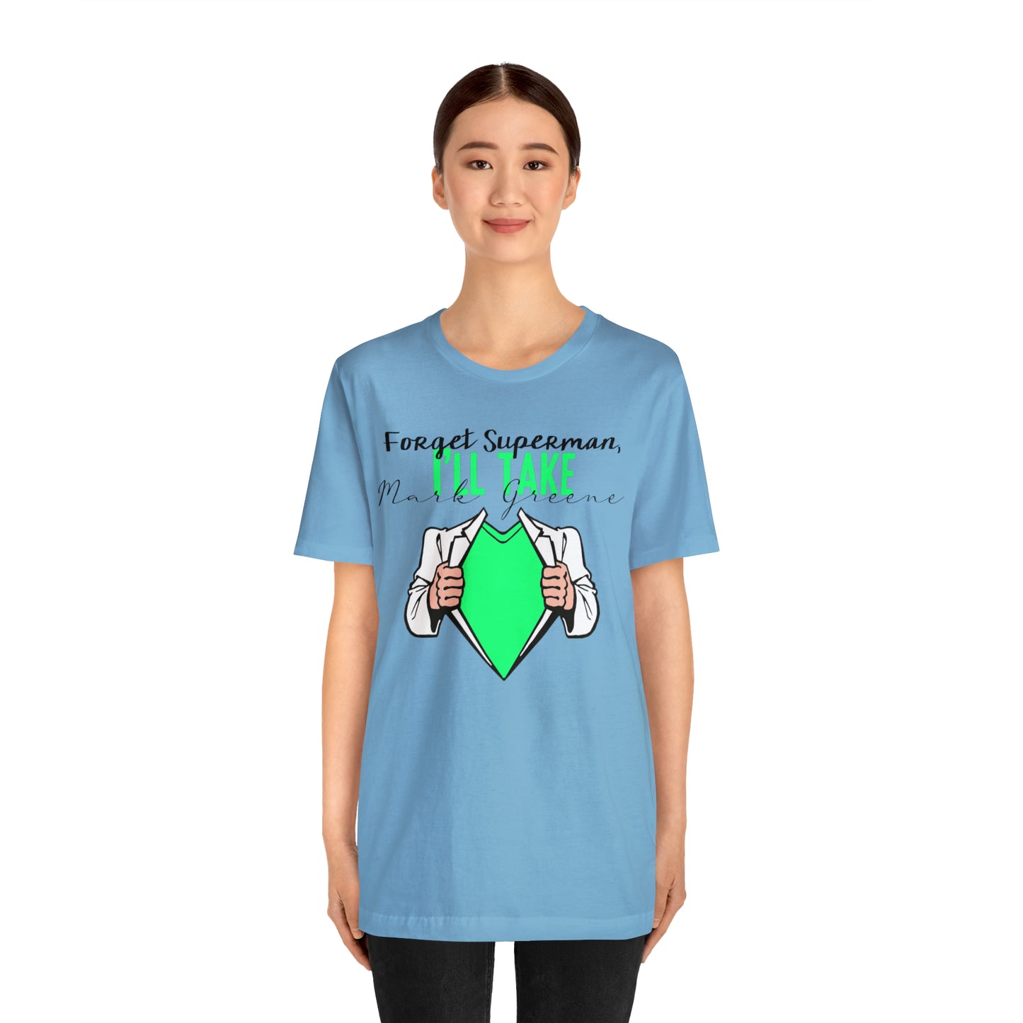 Forget Superman, I'll Take Mark Greene Unisex Jersey Short Sleeve Tee