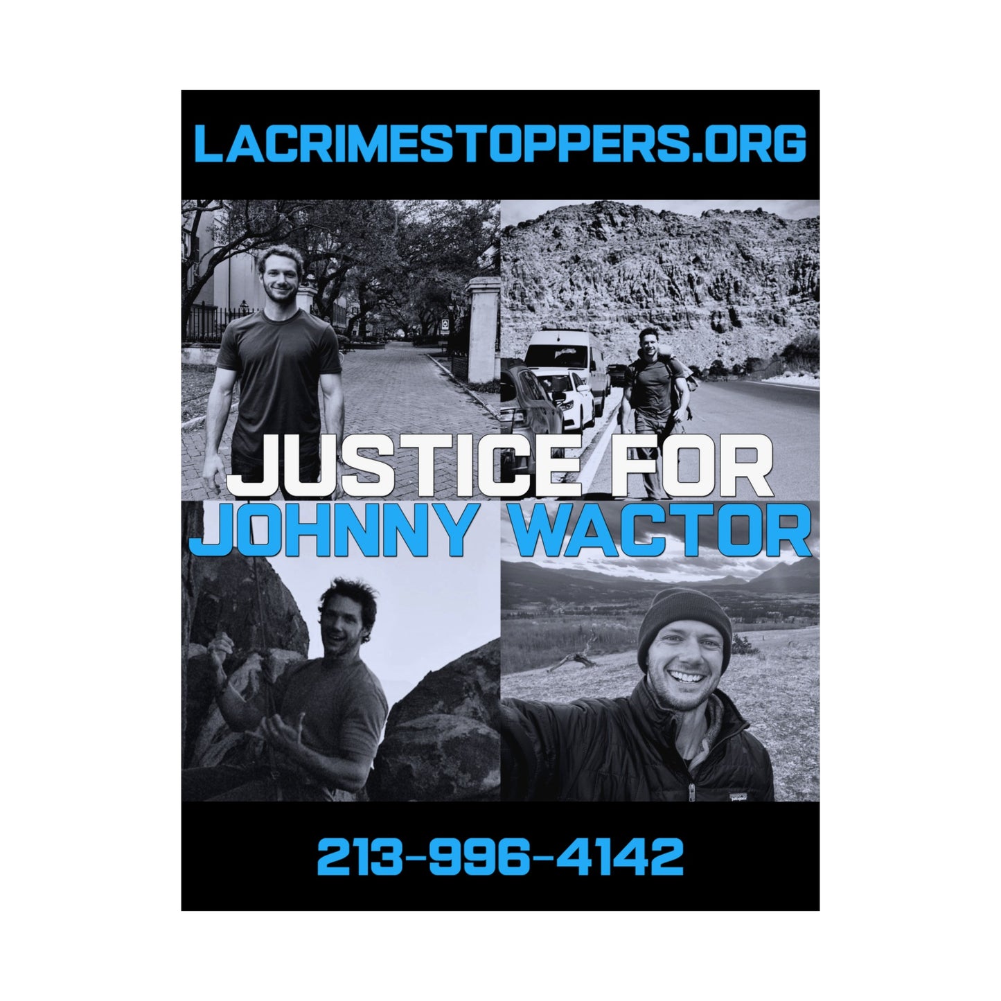 Justice For Johnny Wactor Matte Vertical Posters