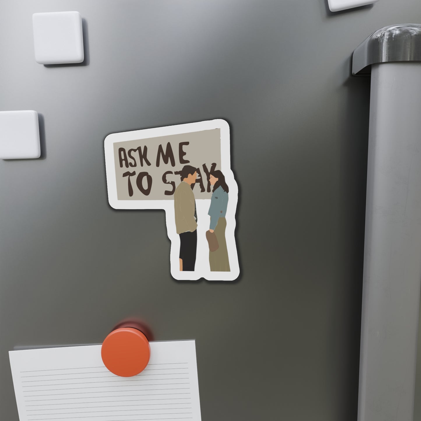 Ask Me To Stay Dawson's Creek Die-Cut Magnets