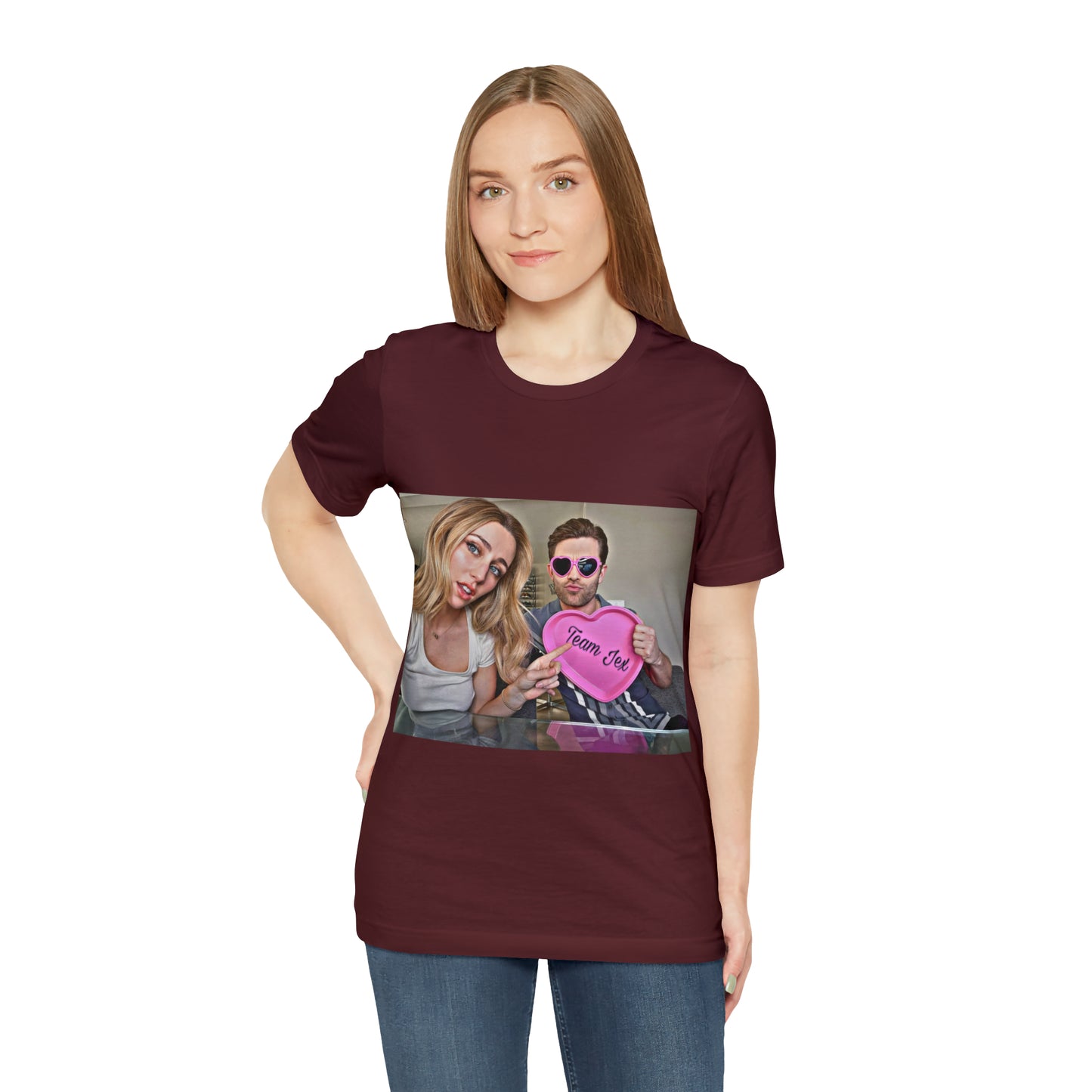 Team Jex Heart Unisex Jersey Short Sleeve Tee