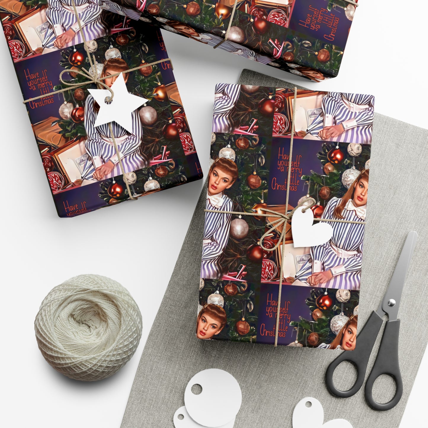 Judy Garland Have Yourself a Merry Little Christmas Gift Wrap Papers