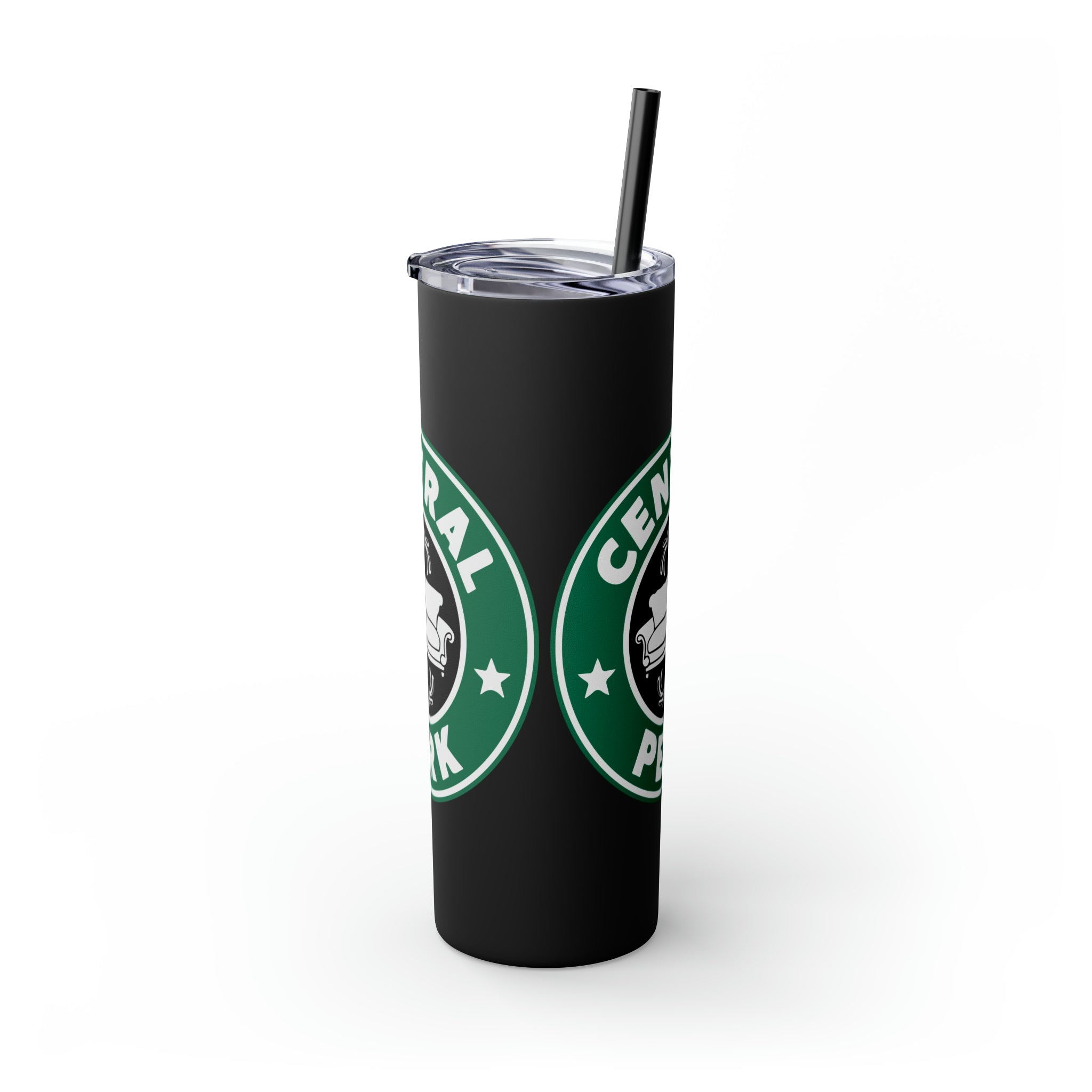 Friends Central Perk Skinny Tumbler with Straw, 20oz