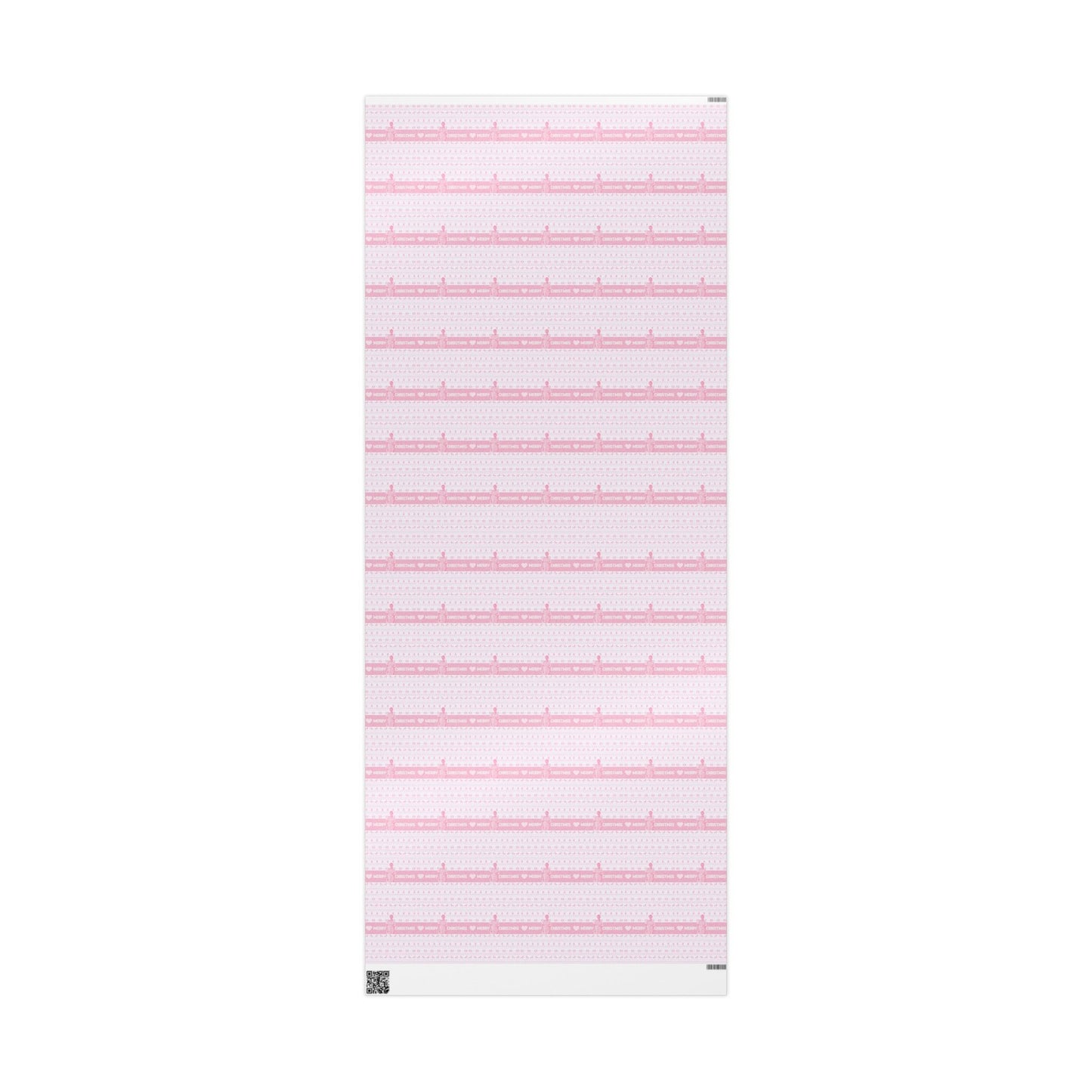 Emily Pink Merry Christmas Wrapping Paper Roll