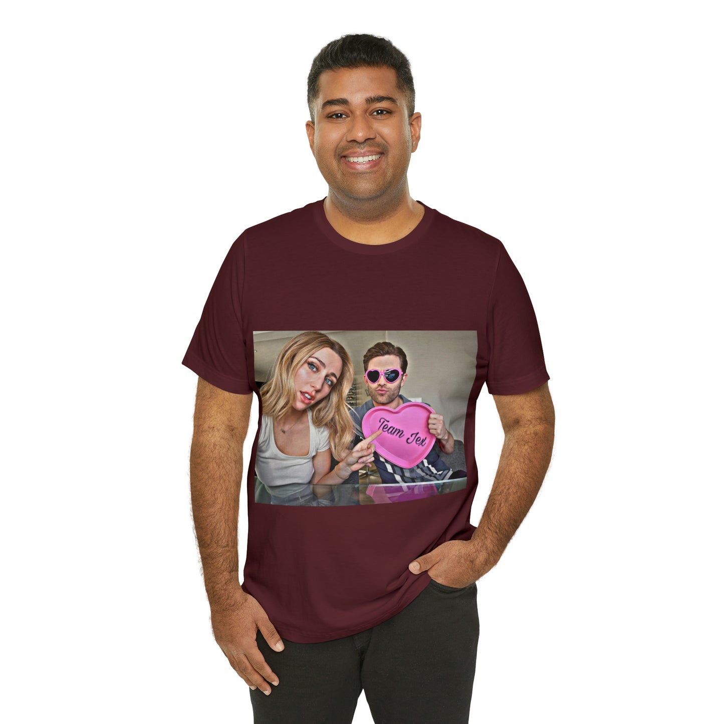Team Jex Heart Unisex Jersey Short Sleeve Tee